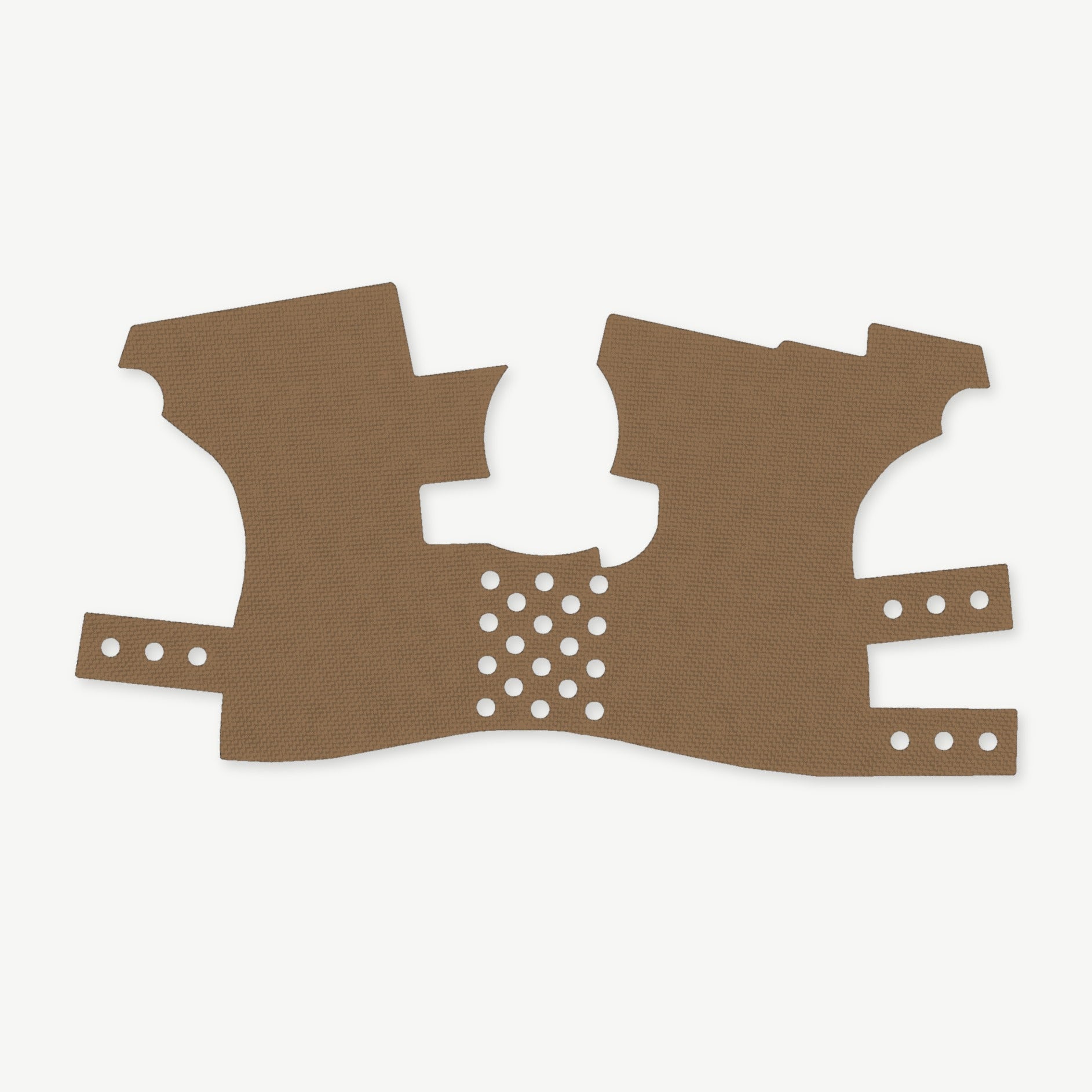 Grip Kit for Ruger LCP - die-cut Cordura 1000D kit pieces in Coyote - Combat Textiles