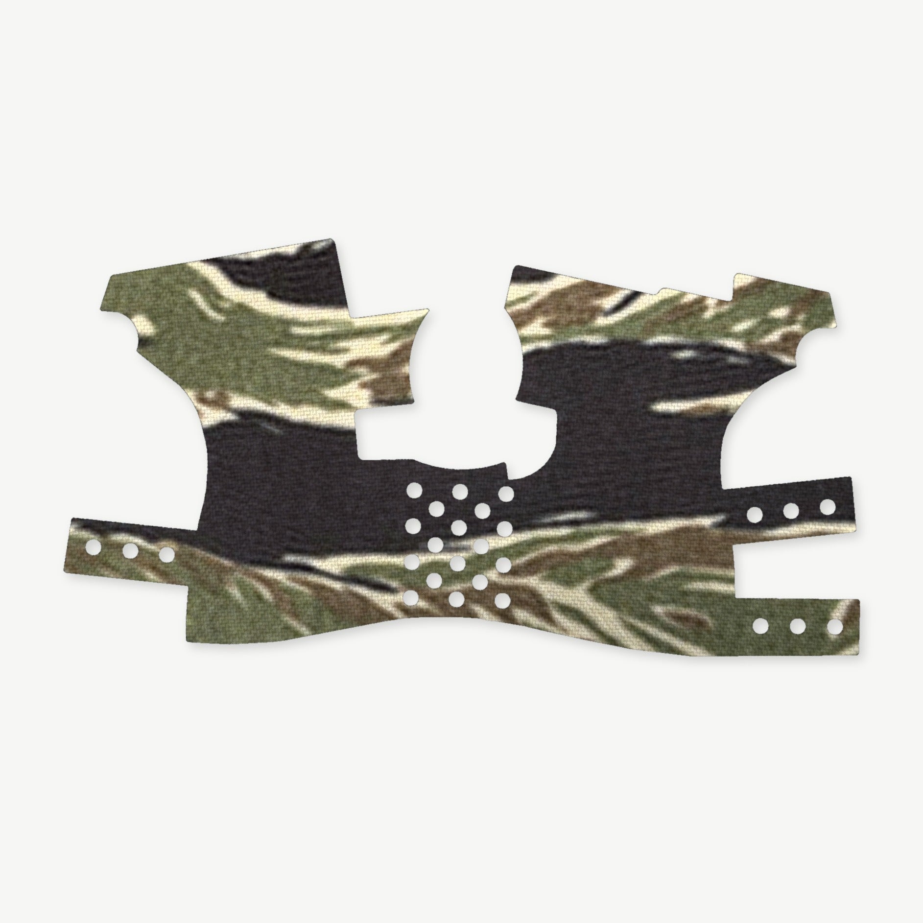 Grip Kit for Ruger LCP - die-cut Cordura 1000D kit pieces in Tiger Stripe (Green/Black) - Combat Textiles