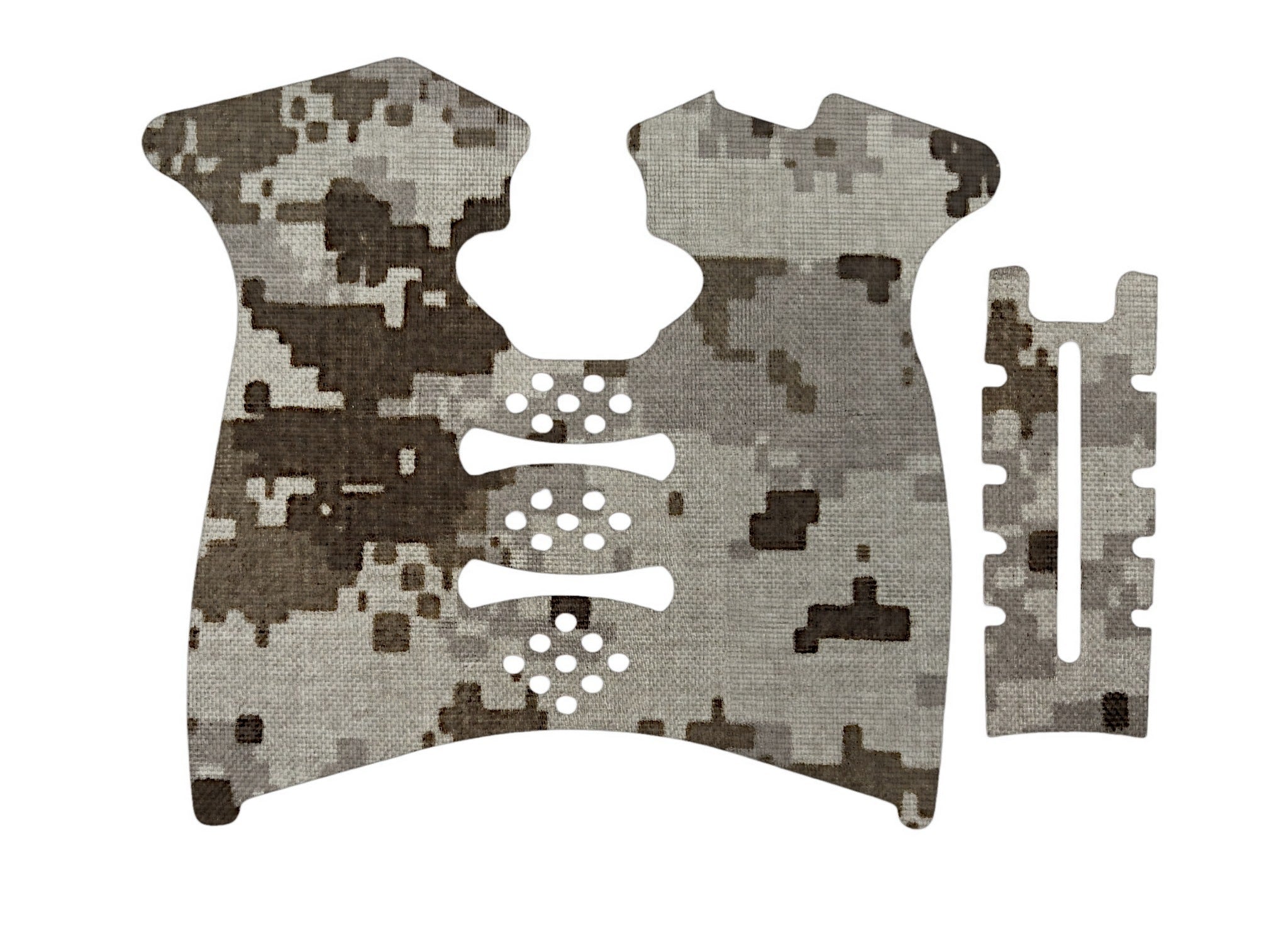 Grip Kit for Springfield XD Mod.2 (Full Size) - die-cut Cordura 1000D kit pieces in ACU (Desert) - Combat Textiles