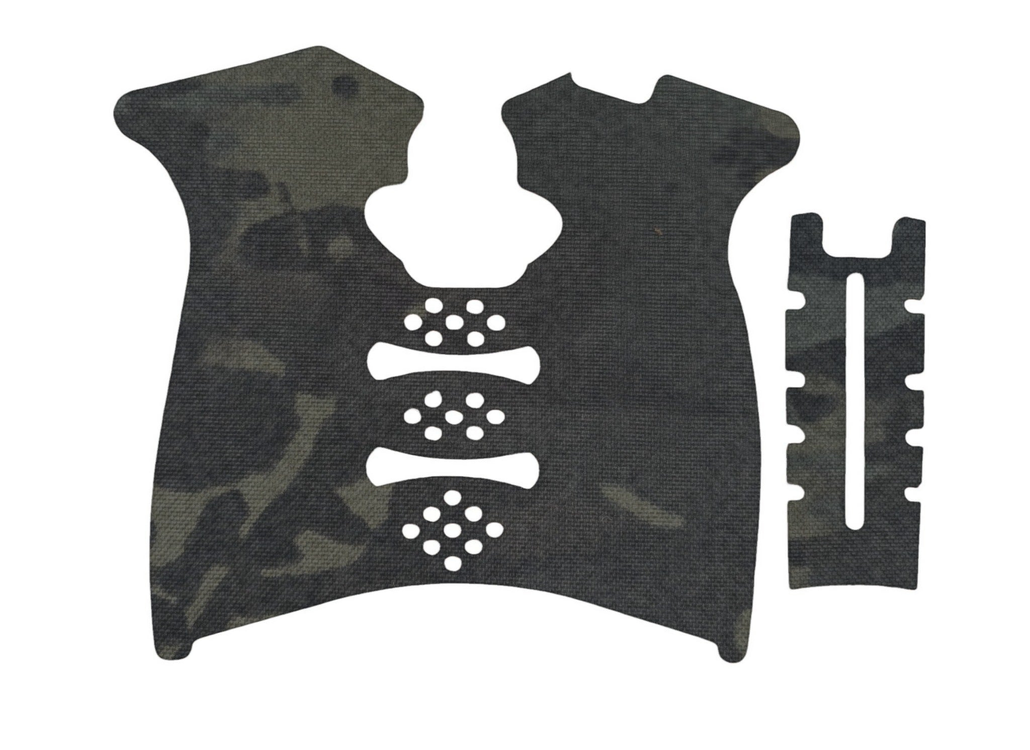 Grip Kit for Springfield XD Mod.2 (Full Size) - die-cut Cordura 1000D kit pieces in MultiCam Black - Combat Textiles