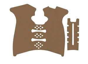 Grip Kit for Springfield XD Mod.2 (Full Size) - die-cut Cordura 1000D kit pieces in Coyote - Combat Textiles