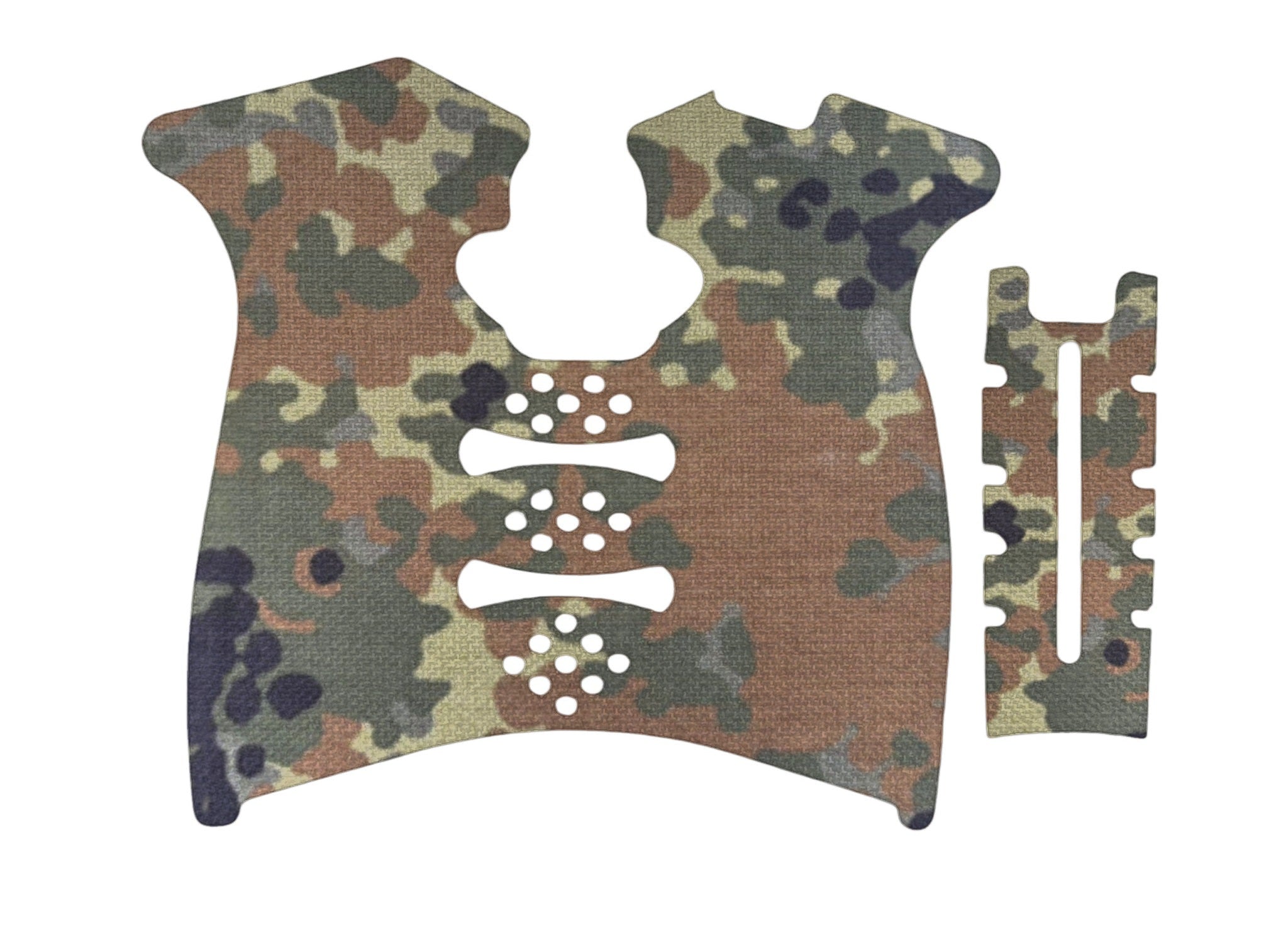 Grip Kit for Springfield XD Mod.2 (Full Size) - die-cut Cordura 1000D kit pieces in Flecktarn - Combat Textiles