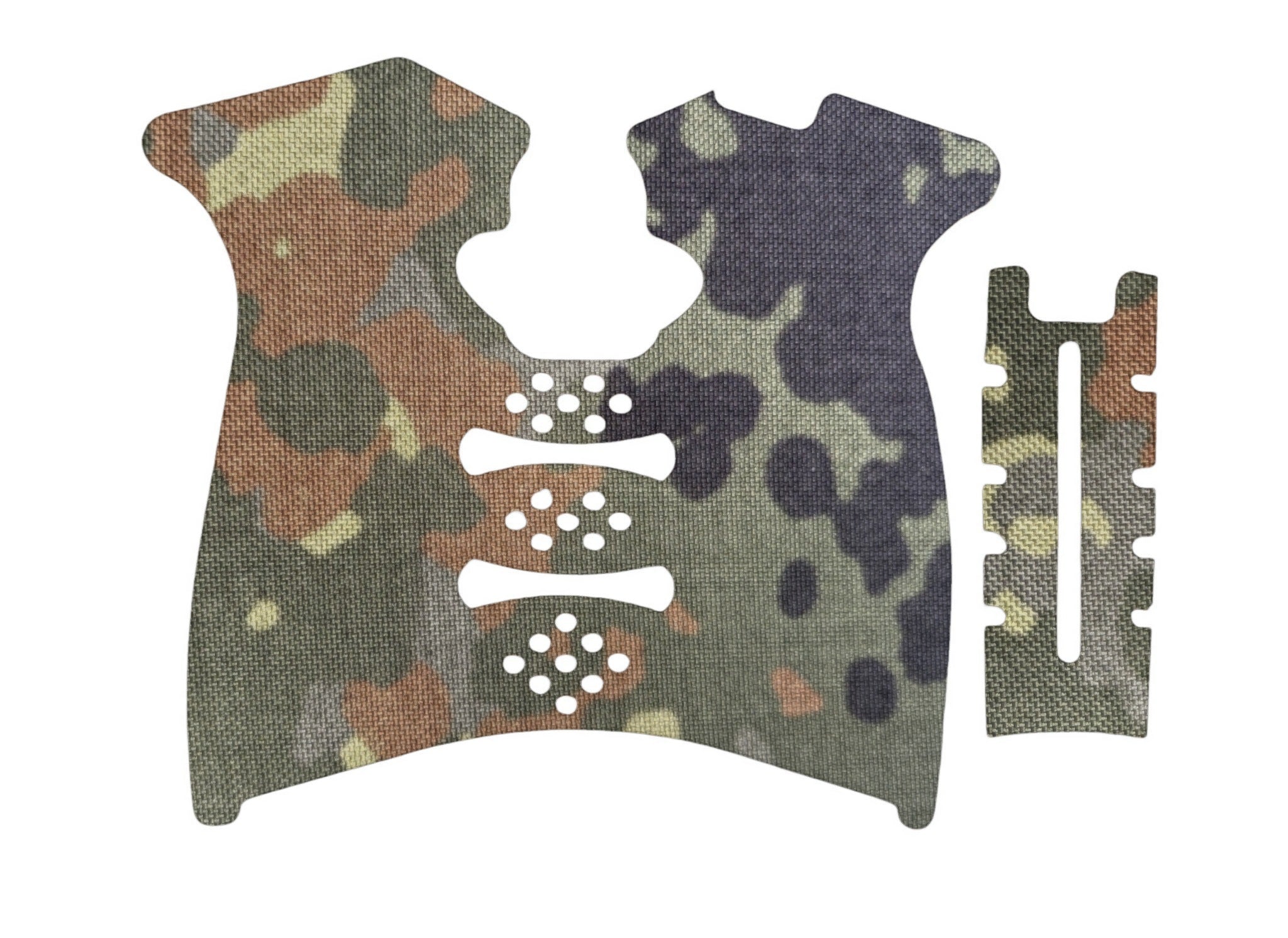 Grip Kit for Springfield XD Mod.2 (Full Size) - die-cut Cordura 1000D kit pieces in Flecktarn - Combat Textiles