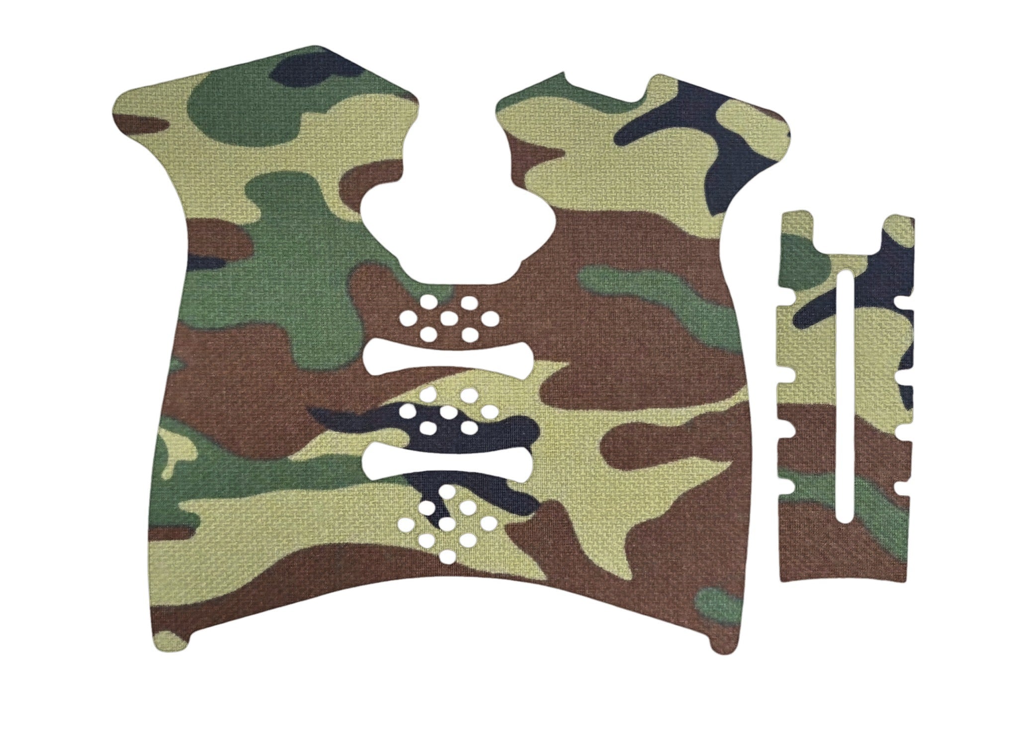 Grip Kit for Springfield XD Mod.2 (Full Size) - die-cut Cordura 1000D kit pieces in M81 Woodland - Combat Textiles