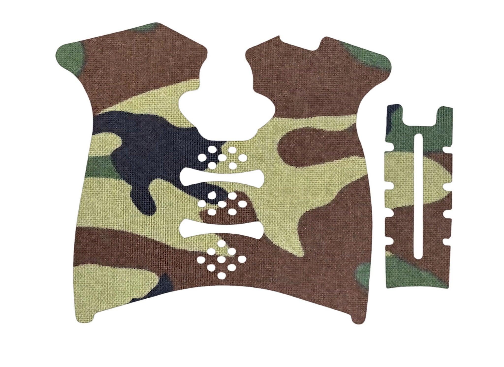 Grip Kit for Springfield XD Mod.2 (Full Size) - die-cut Cordura 1000D kit pieces in M81 Woodland - Combat Textiles