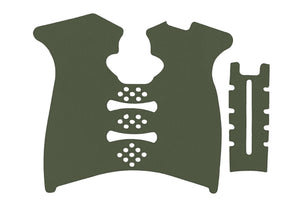 Grip Kit for Springfield XD Mod.2 (Full Size) - die-cut Cordura 1000D kit pieces in Ranger Green - Combat Textiles