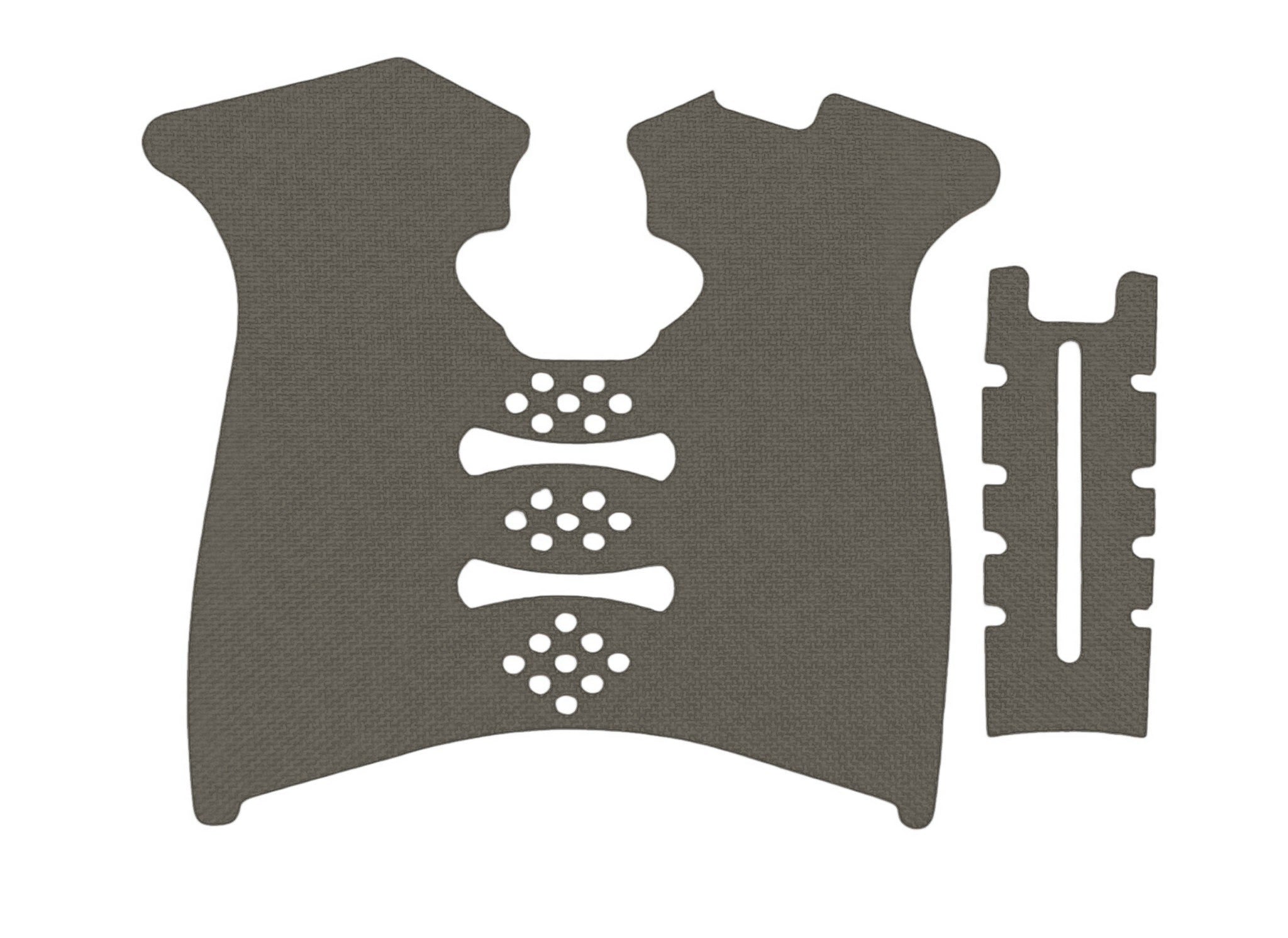 Grip Kit for Springfield XD Mod.2 (Full Size) - die-cut Cordura 1000D kit pieces in Ranger Green - Combat Textiles