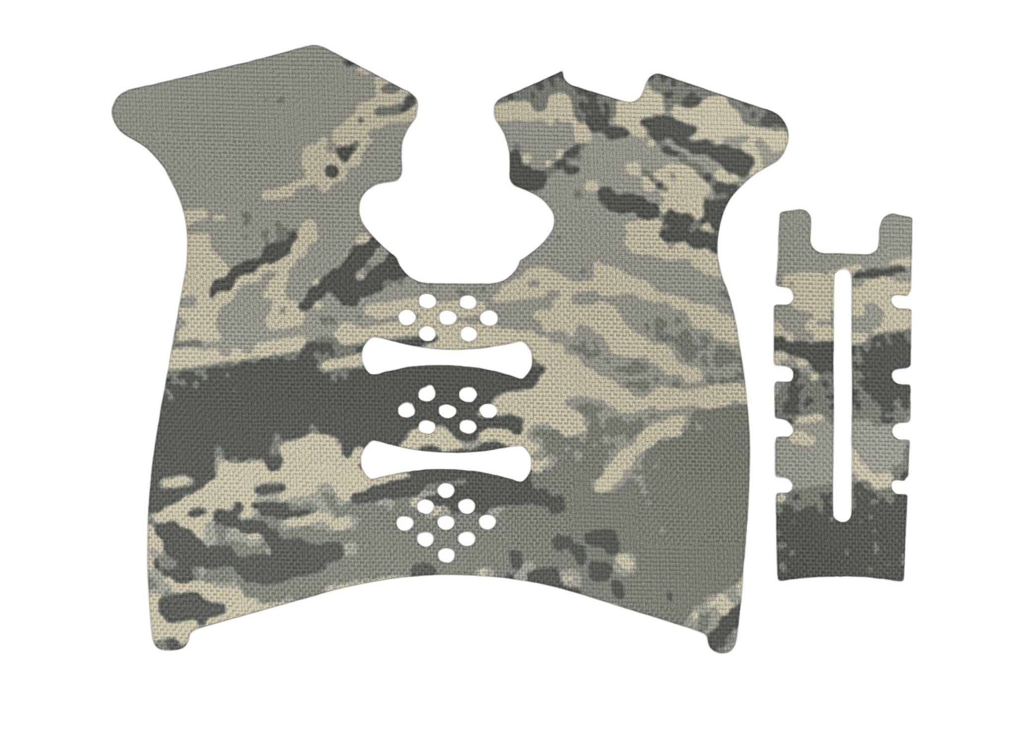 Grip Kit for Springfield XD Mod.2 (Full Size) - die-cut Cordura 1000D kit pieces in Tiger Stripe (ABU) - Combat Textiles