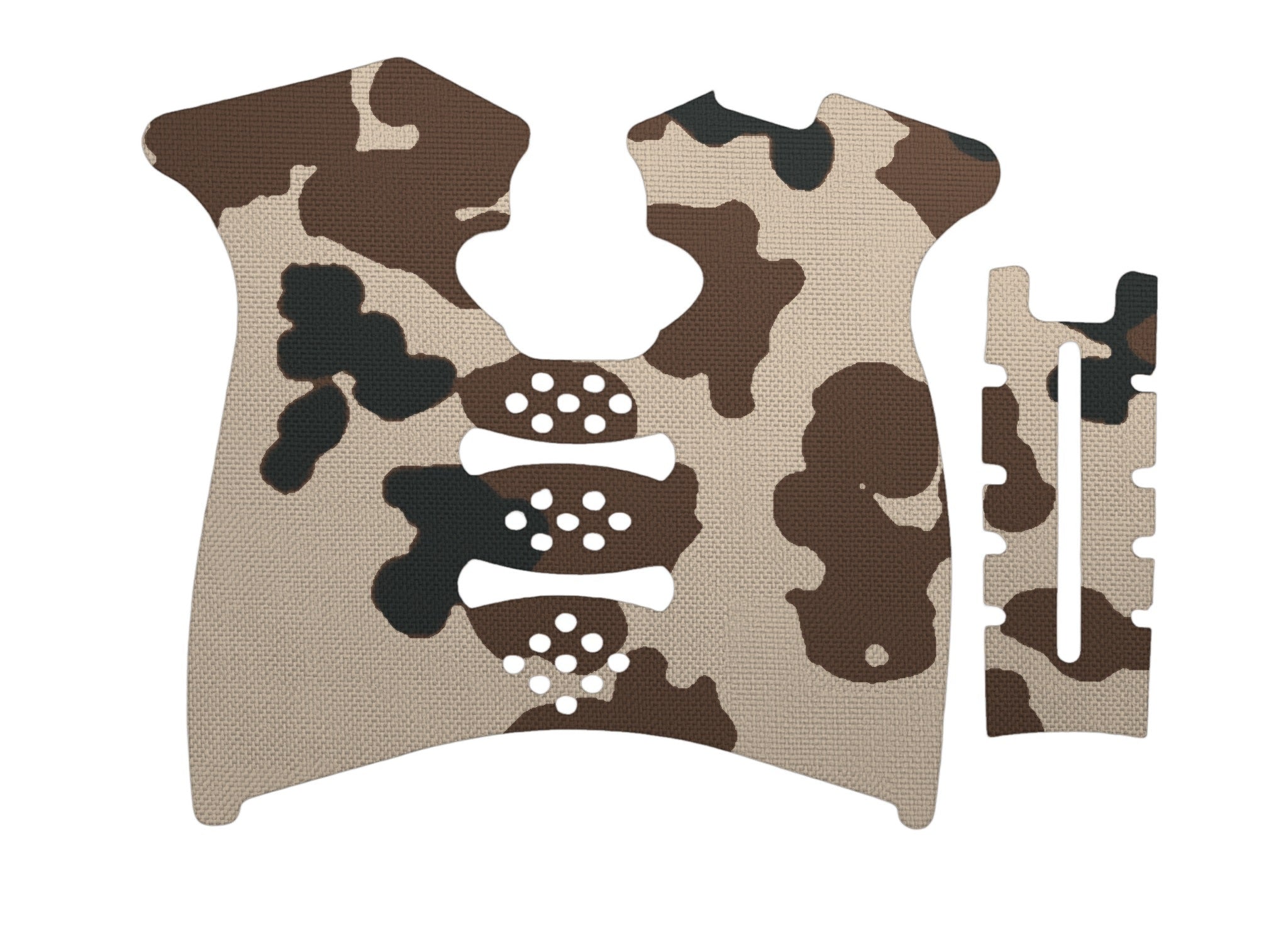 Grip Kit for Springfield XD Mod.2 (Full Size) - die-cut Cordura 1000D kit pieces in Tropentarn - Combat Textiles