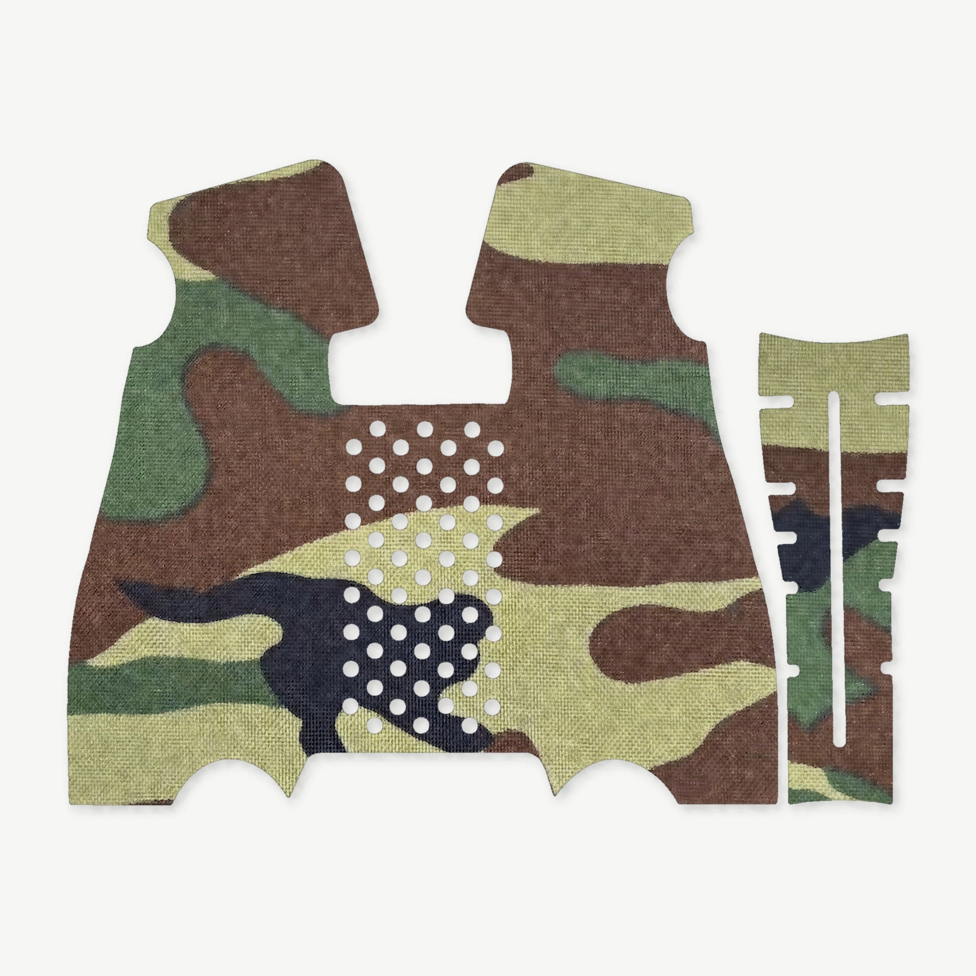 Grip Kit for BCM Mod 3 - die-cut Cordura 1000D kit pieces in M81 Woodland - Combat Textiles