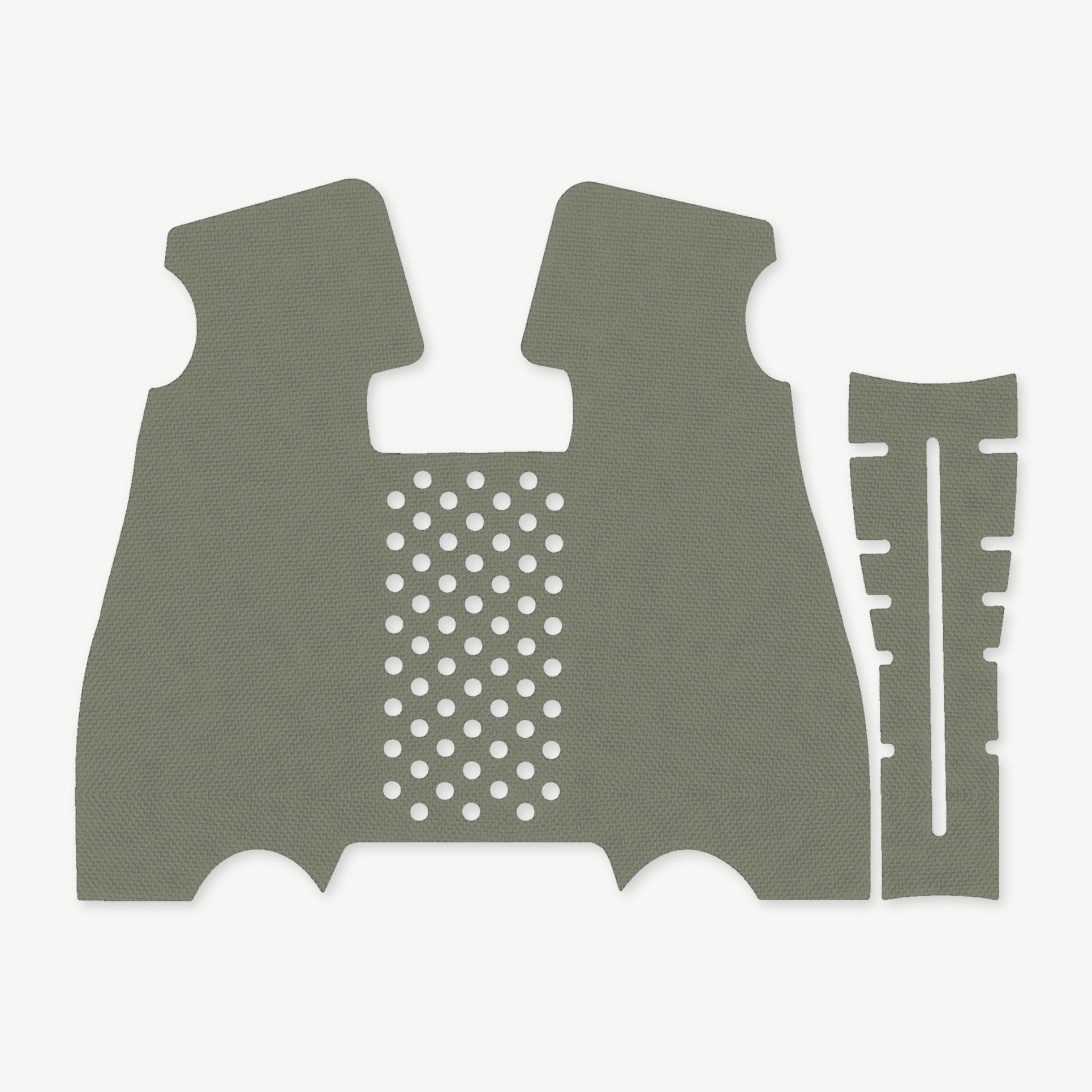 Grip Kit for BCM Mod 3 - die-cut Cordura 1000D kit pieces in OD Green - Combat Textiles
