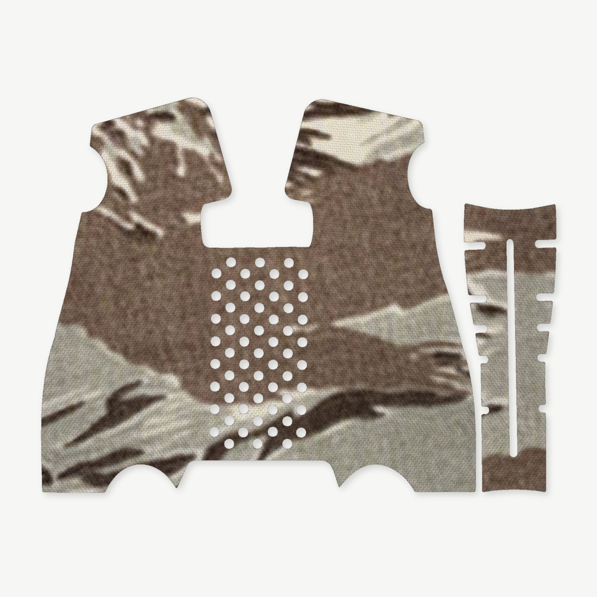 Grip Kit for BCM Mod 3 - die-cut Cordura 1000D kit pieces in Tiger Stripe (ABU) - Combat Textiles