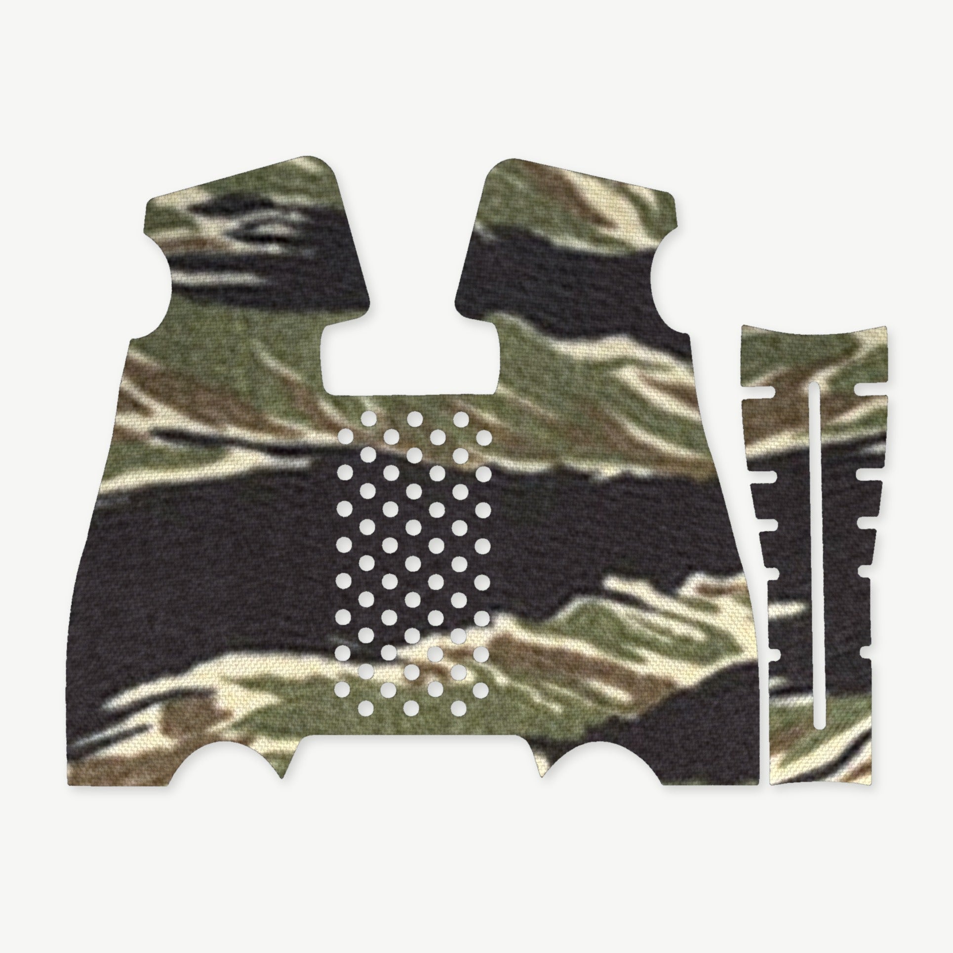 Grip Kit for BCM Mod 3 - die-cut Cordura 1000D kit pieces in Tiger Stripe (Green/Black) - Combat Textiles