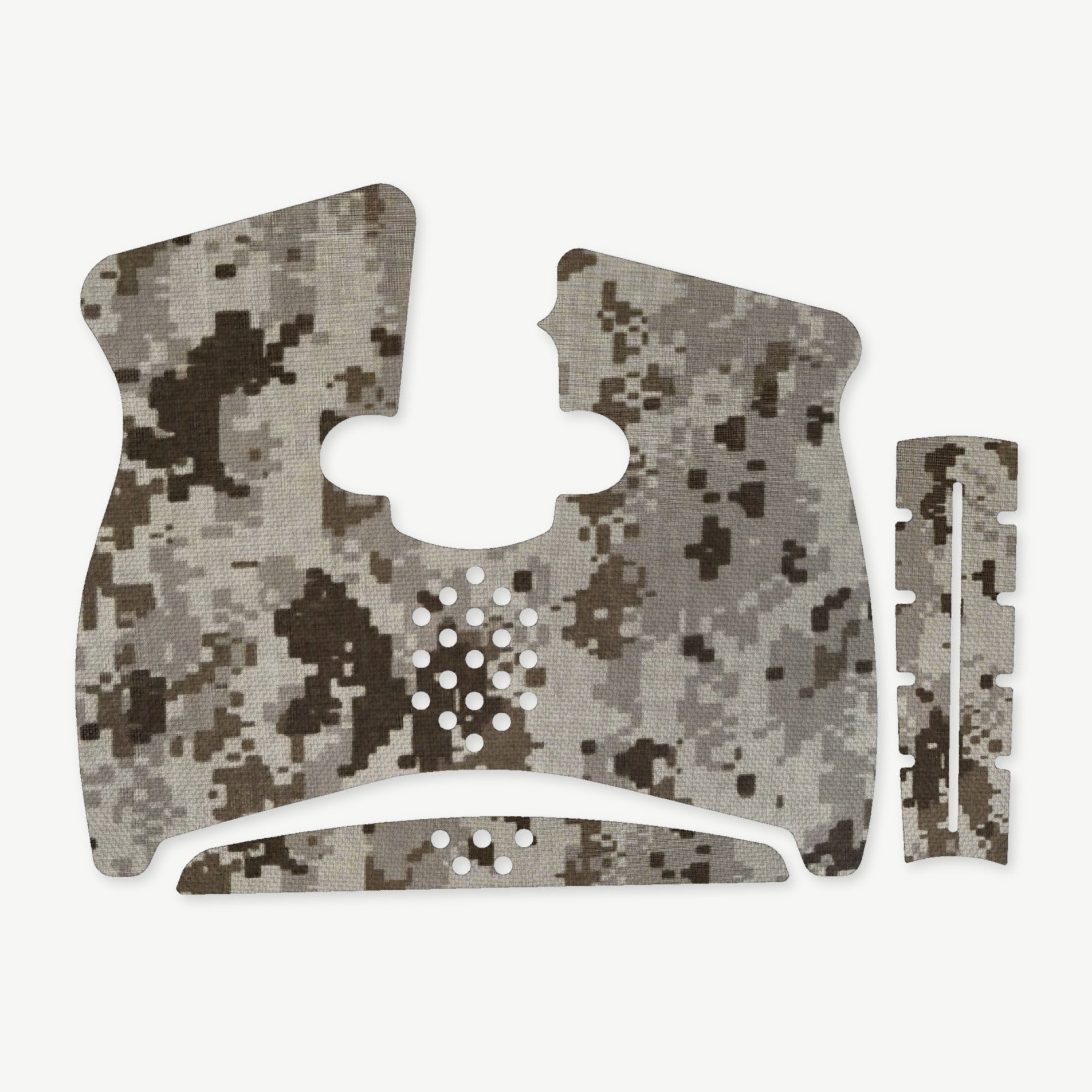 Grip Kit for Taurus G3C - die-cut Cordura 1000D kit pieces in ACU (Desert) - Combat Textiles