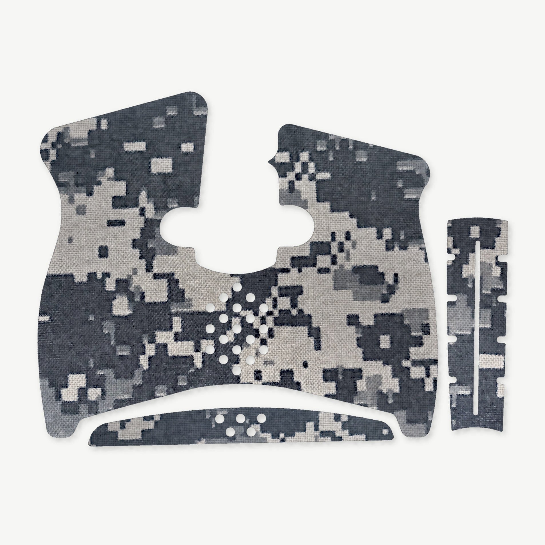 Grip Kit for Taurus G3C - die-cut Cordura 1000D kit pieces in ACU - Combat Textiles