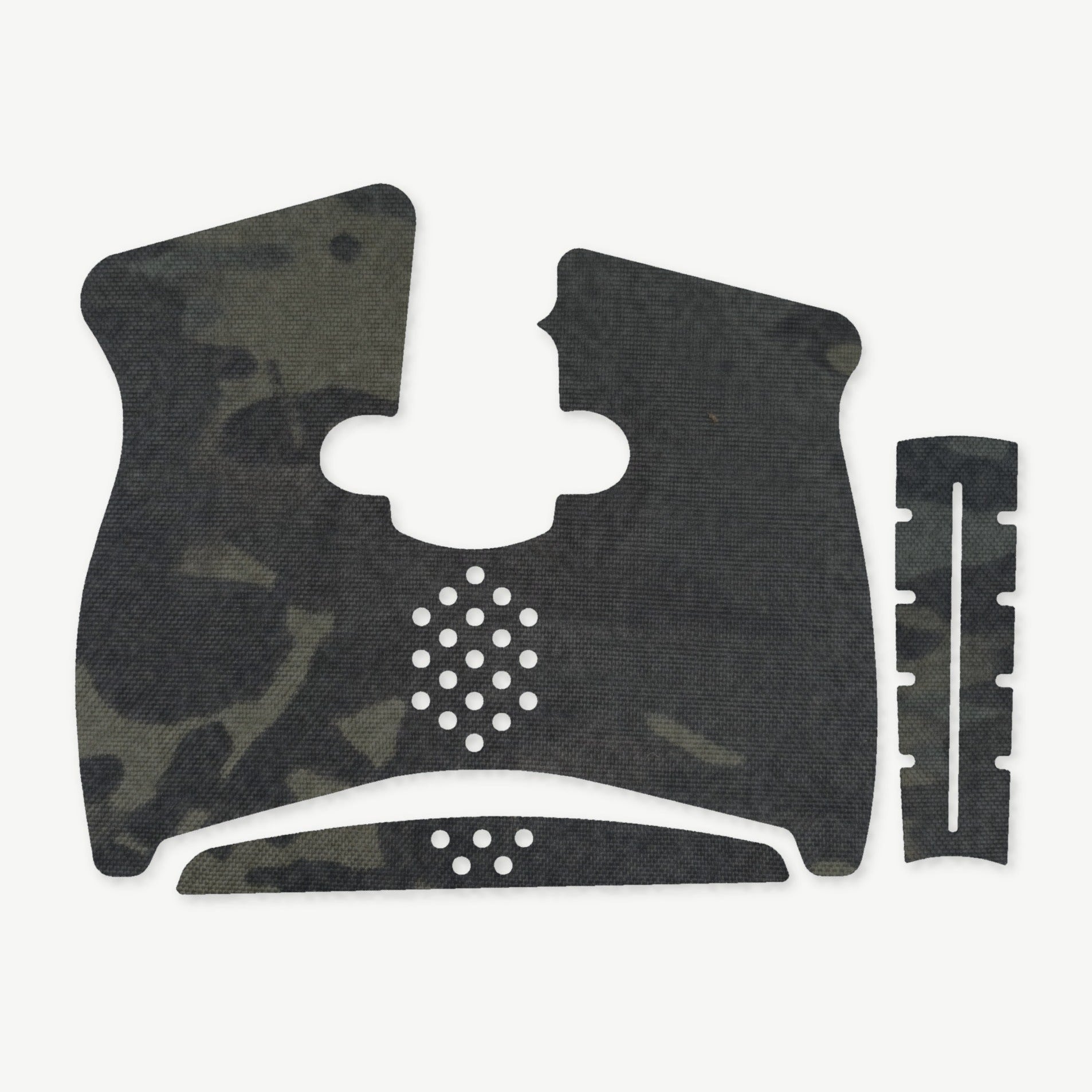 Grip Kit for Taurus G3C - die-cut Cordura 1000D kit pieces in MultiCam Black - Combat Textiles