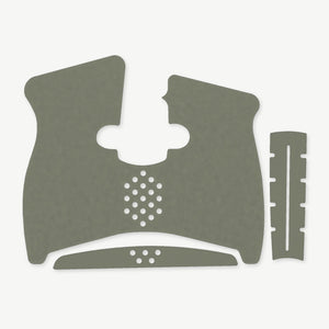 Grip Kit for Taurus G3C - die-cut Cordura 1000D kit pieces in OD Green - Combat Textiles