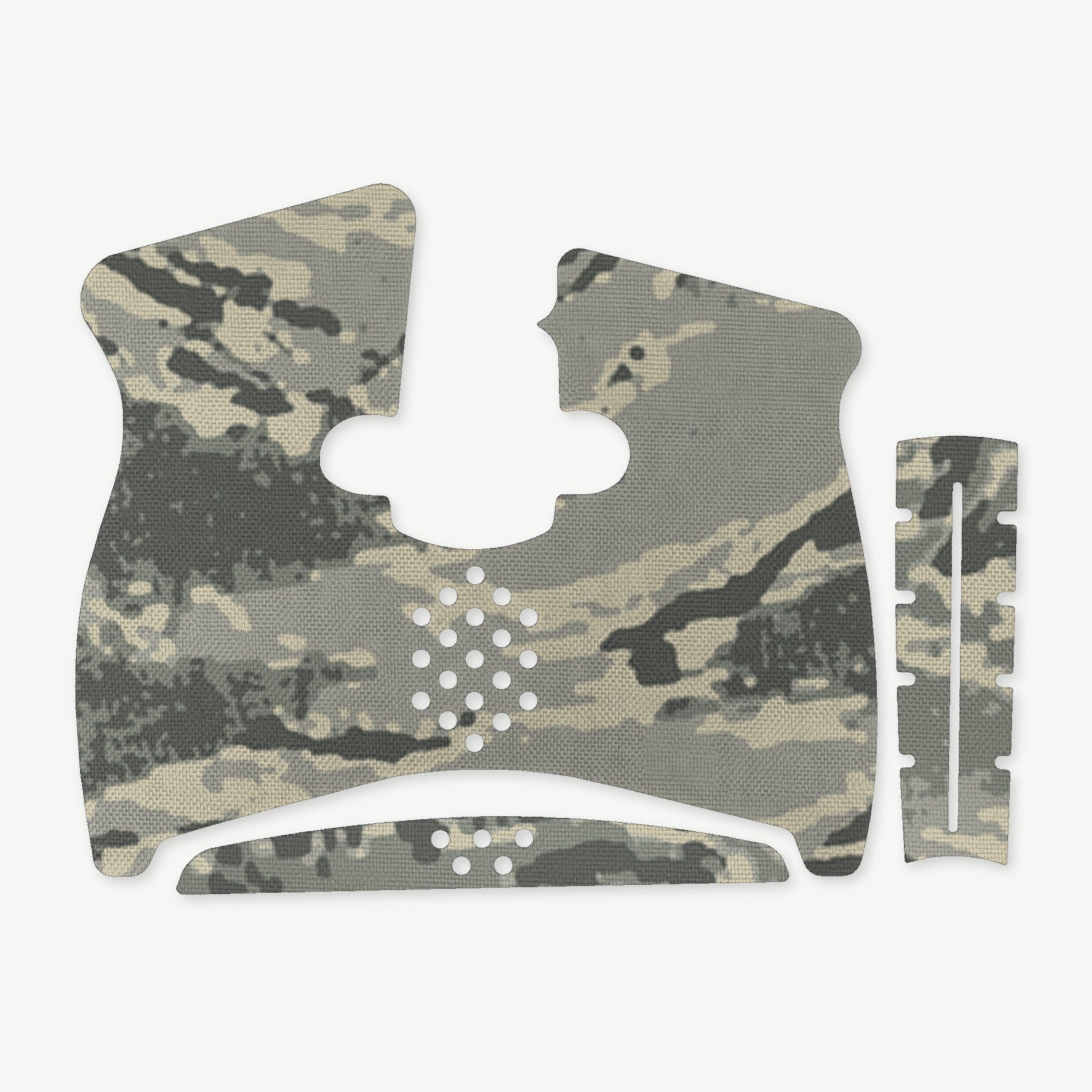 Grip Kit for Taurus G3C - die-cut Cordura 1000D kit pieces in Tiger Stripe (ABU) - Combat Textiles