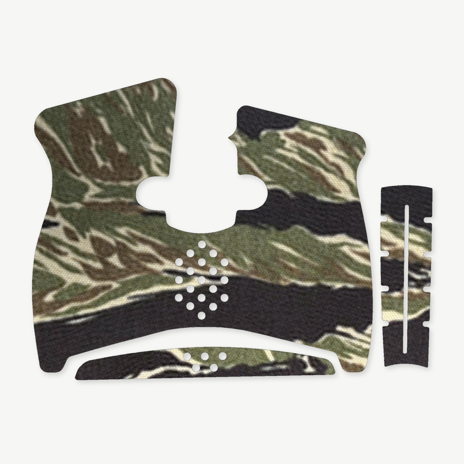 Grip Kit for Taurus G3C - die-cut Cordura 1000D kit pieces in Tiger Stripe (Green/Black) - Combat Textiles