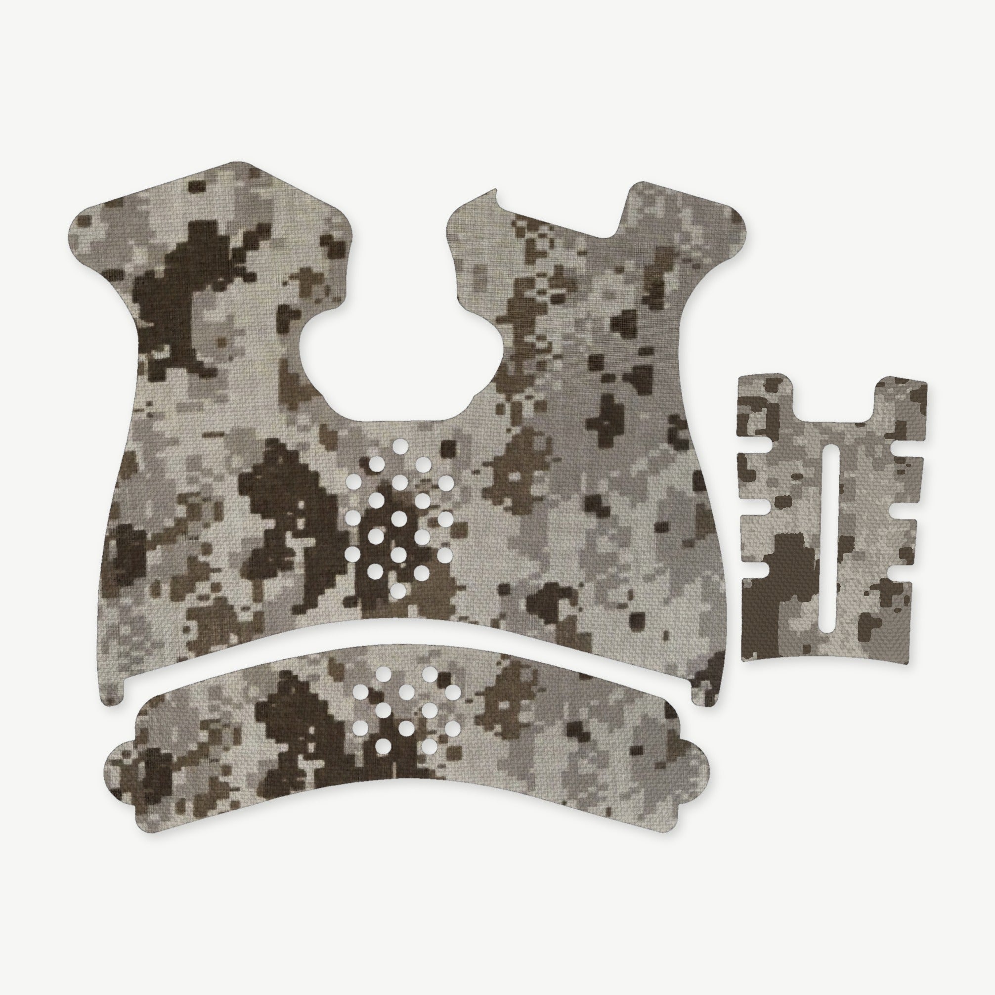 Grip Kit for Springfield XD (Sub-Compact) - die-cut Cordura 1000D kit pieces in ACU (Desert) - Combat Textiles
