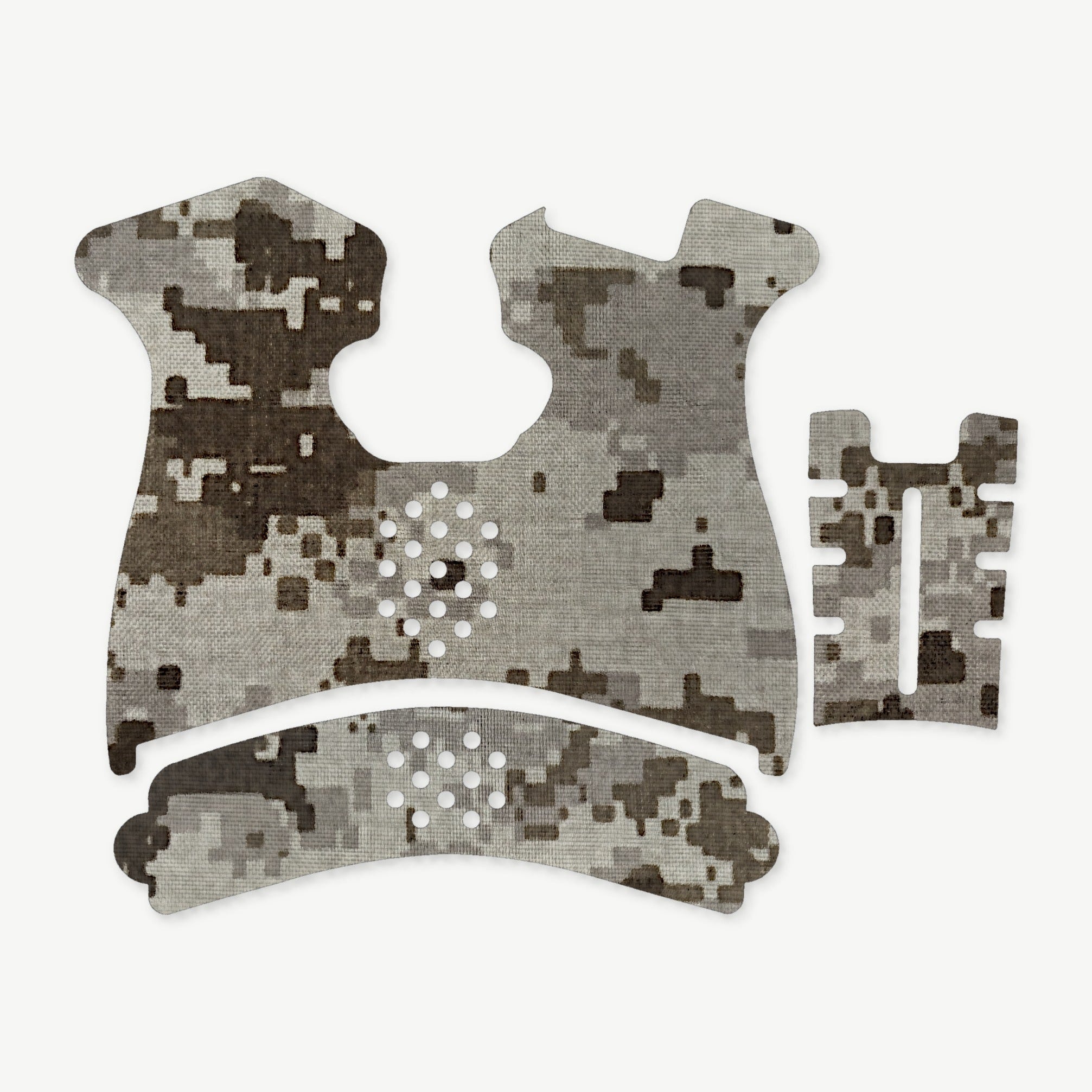 Grip Kit for Springfield XD (Sub-Compact) - die-cut Cordura 1000D kit pieces in ACU (Desert) - Combat Textiles