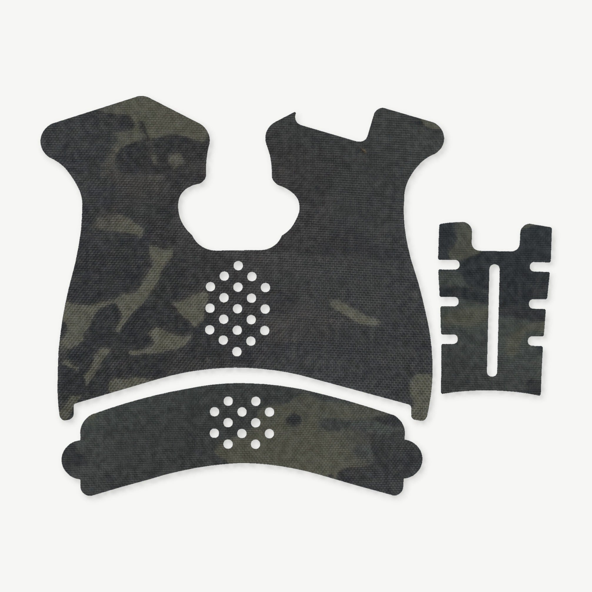 Grip Kit for Springfield XD (Sub-Compact) - die-cut Cordura 1000D kit pieces in MultiCam Black - Combat Textiles