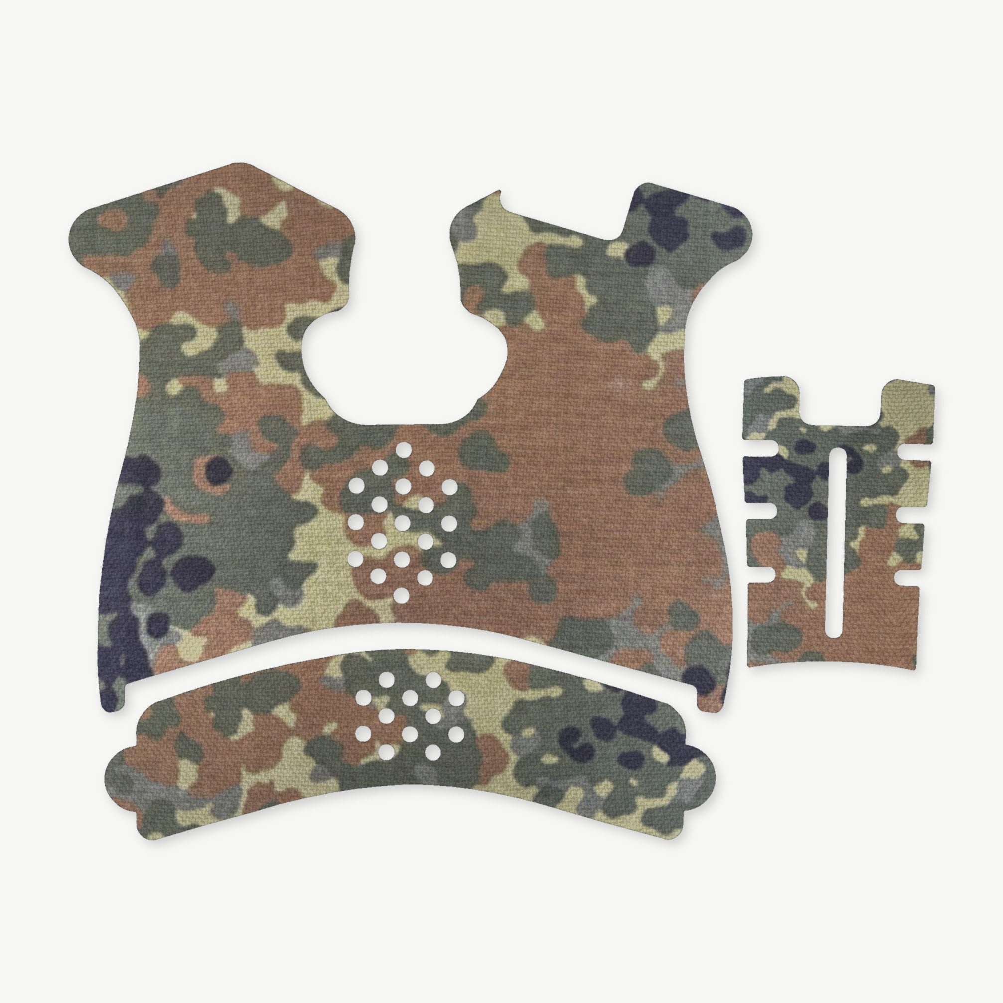 Grip Kit for Springfield XD (Sub-Compact) - die-cut Cordura 1000D kit pieces in Flecktarn - Combat Textiles
