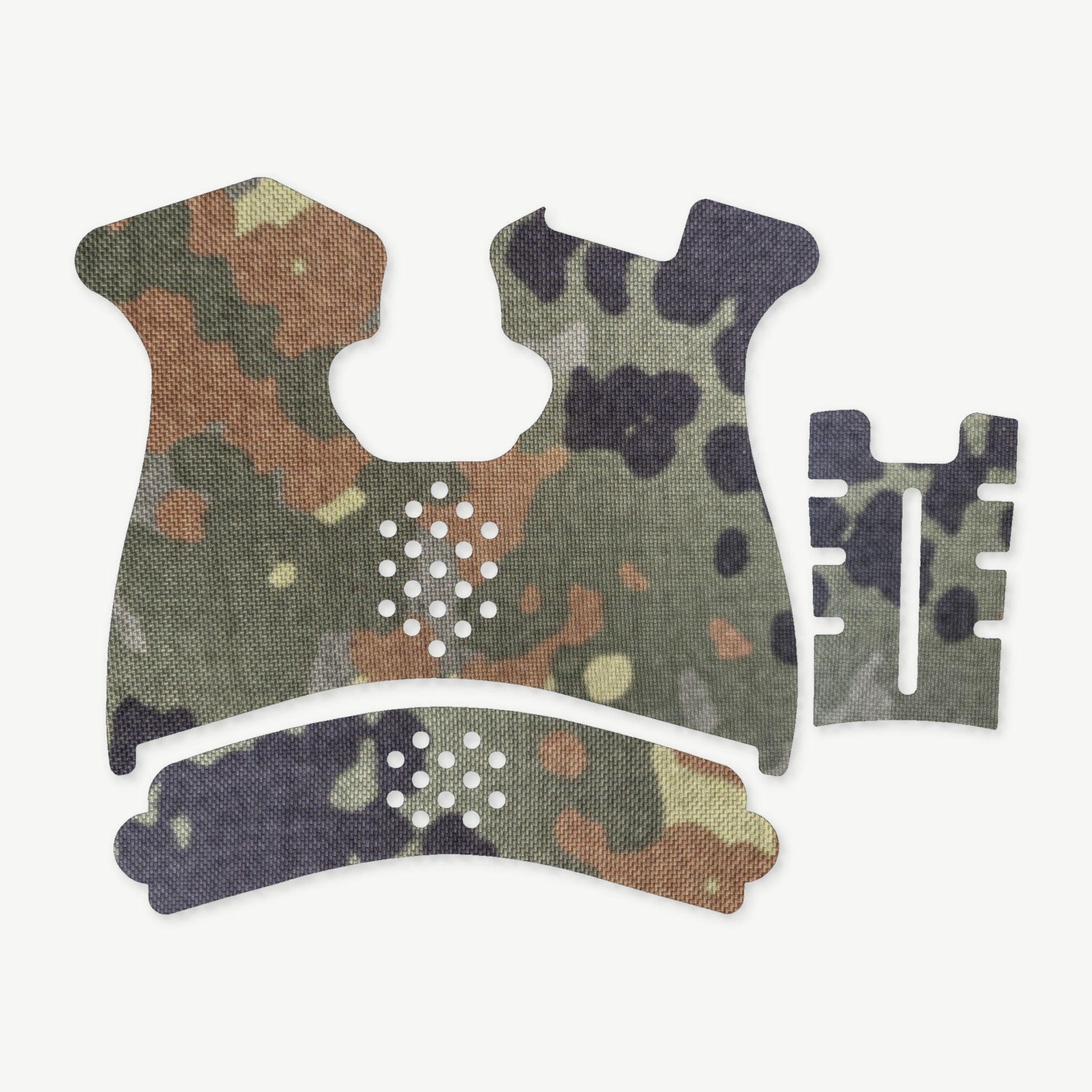Grip Kit for Springfield XD (Sub-Compact) - die-cut Cordura 1000D kit pieces in Flecktarn - Combat Textiles