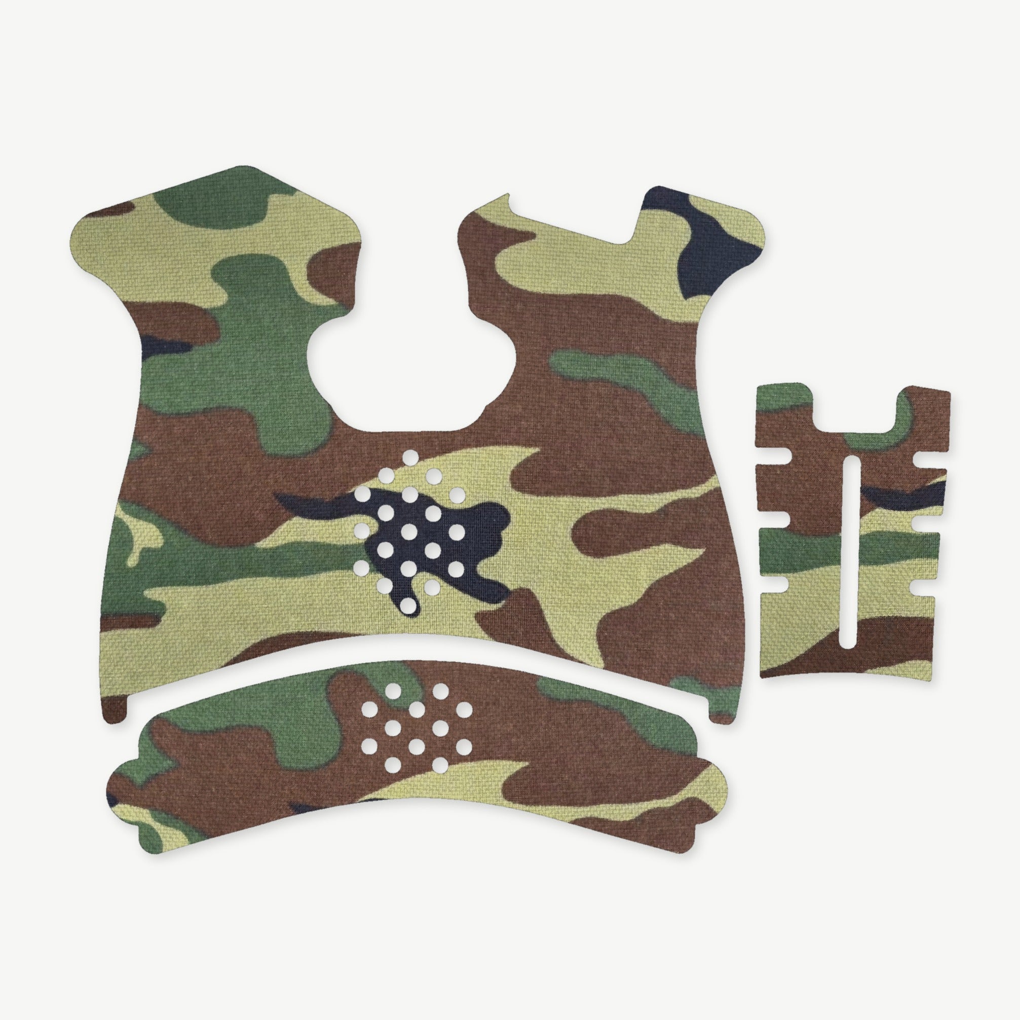 Grip Kit for Springfield XD (Sub-Compact) - die-cut Cordura 1000D kit pieces in M81 Woodland - Combat Textiles