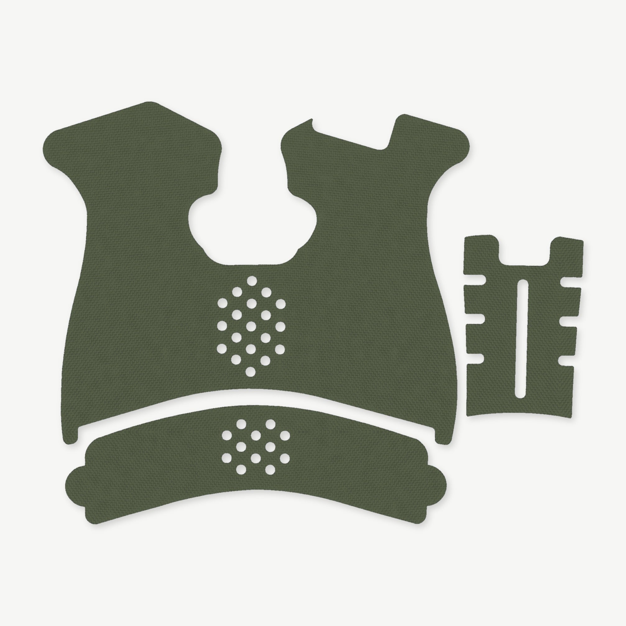 Grip Kit for Springfield XD (Sub-Compact) - die-cut Cordura 1000D kit pieces in Ranger Green - Combat Textiles