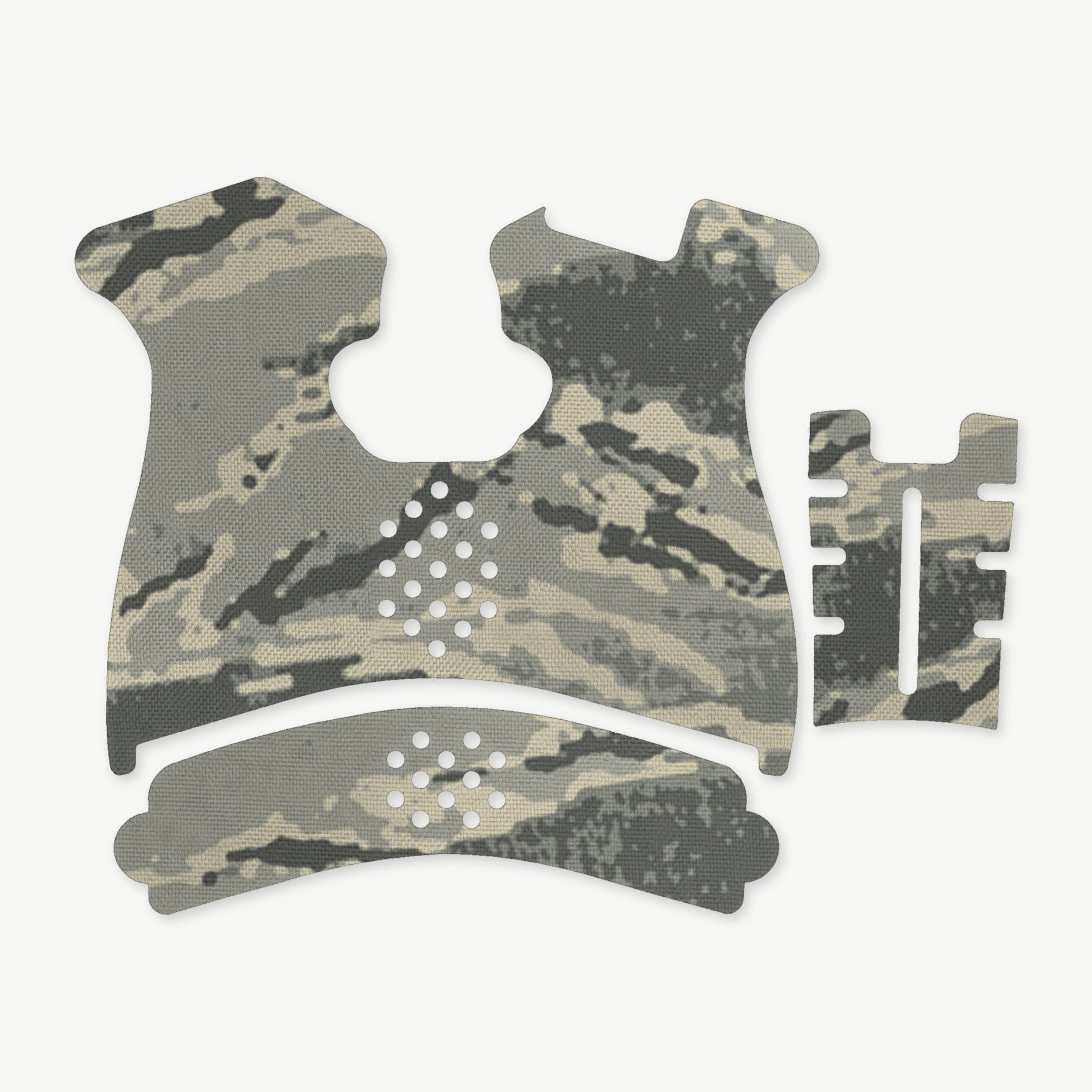 Grip Kit for Springfield XD (Sub-Compact) - die-cut Cordura 1000D kit pieces in Tiger Stripe (ABU) - Combat Textiles