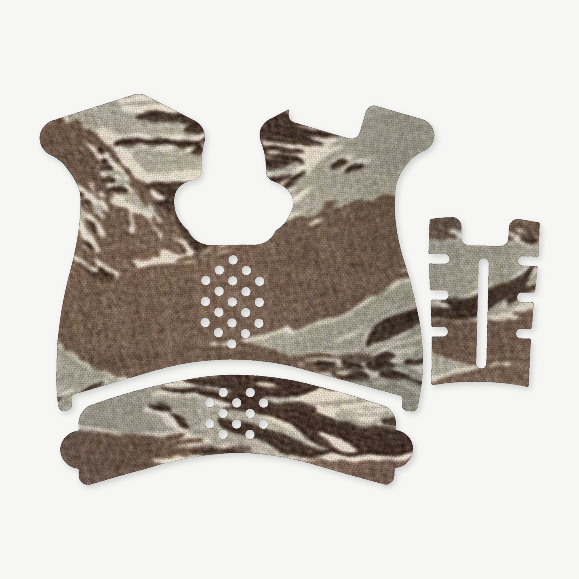 Grip Kit for Springfield XD (Sub-Compact) - die-cut Cordura 1000D kit pieces in Tiger Stripe (ABU) - Combat Textiles
