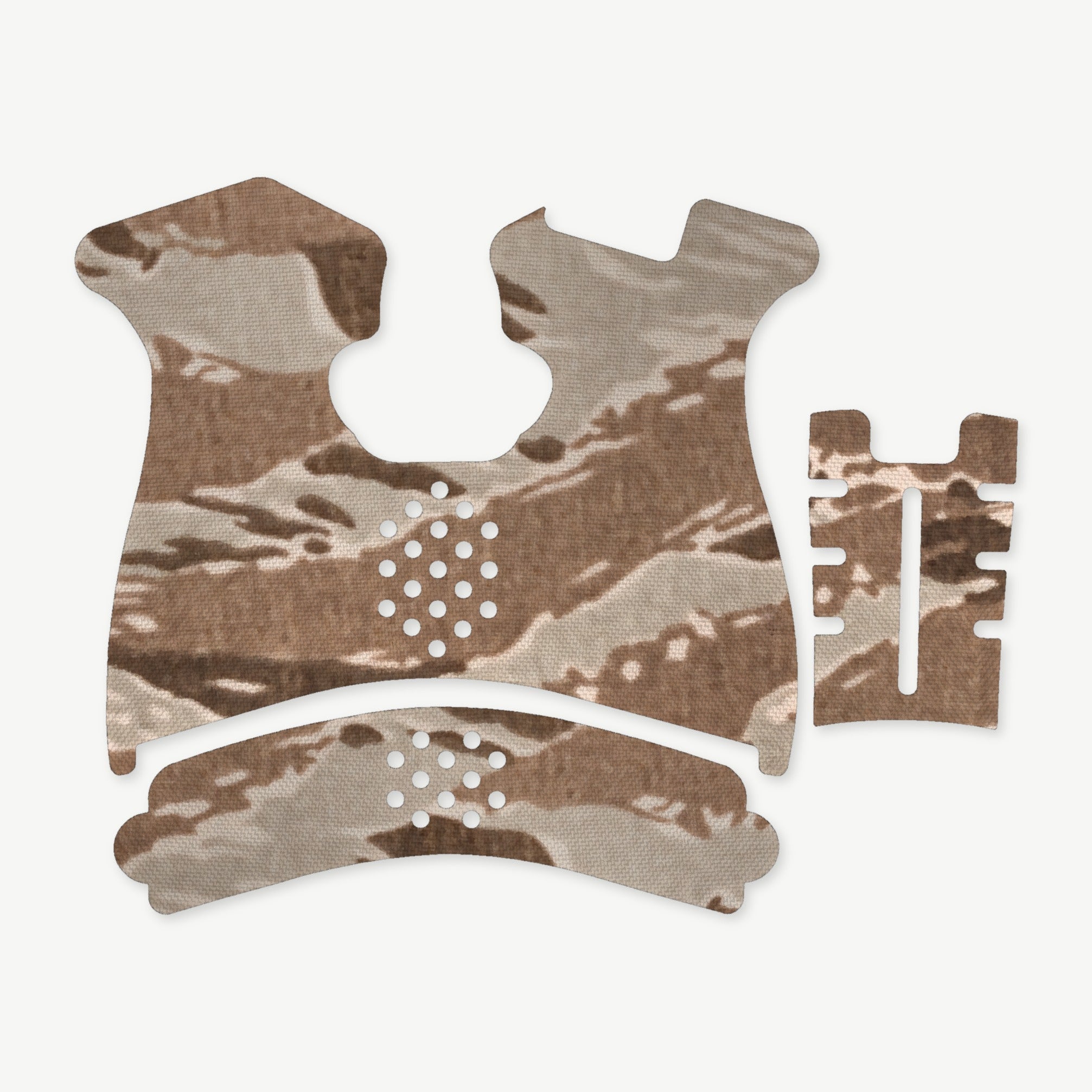 Grip Kit for Springfield XD (Sub-Compact) - die-cut Cordura 1000D kit pieces in Tiger Stripe (Desert) - Combat Textiles