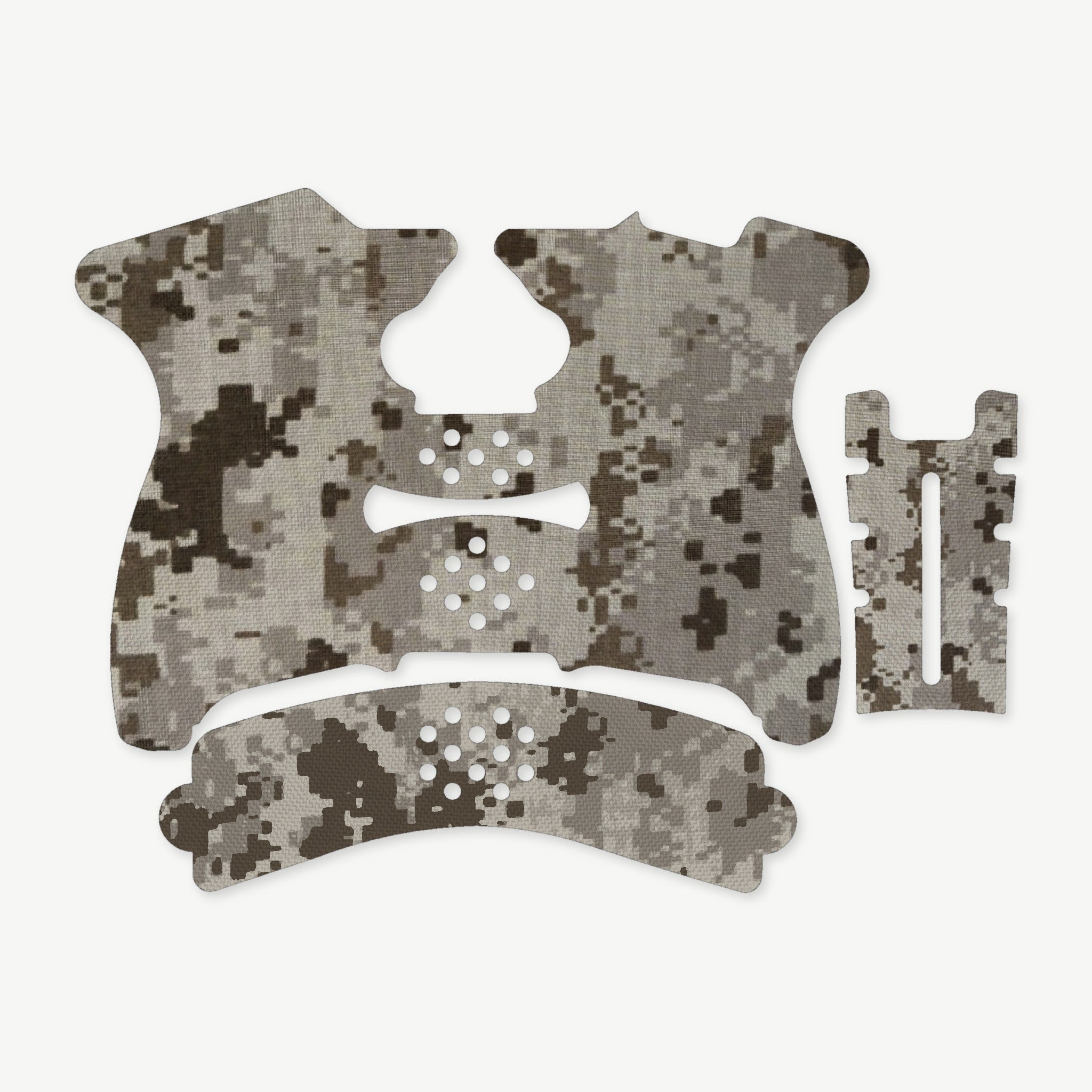 Grip Kit for Springfield XDS Mod.2 - die-cut Cordura 1000D kit pieces in ACU (Desert) - Combat Textiles