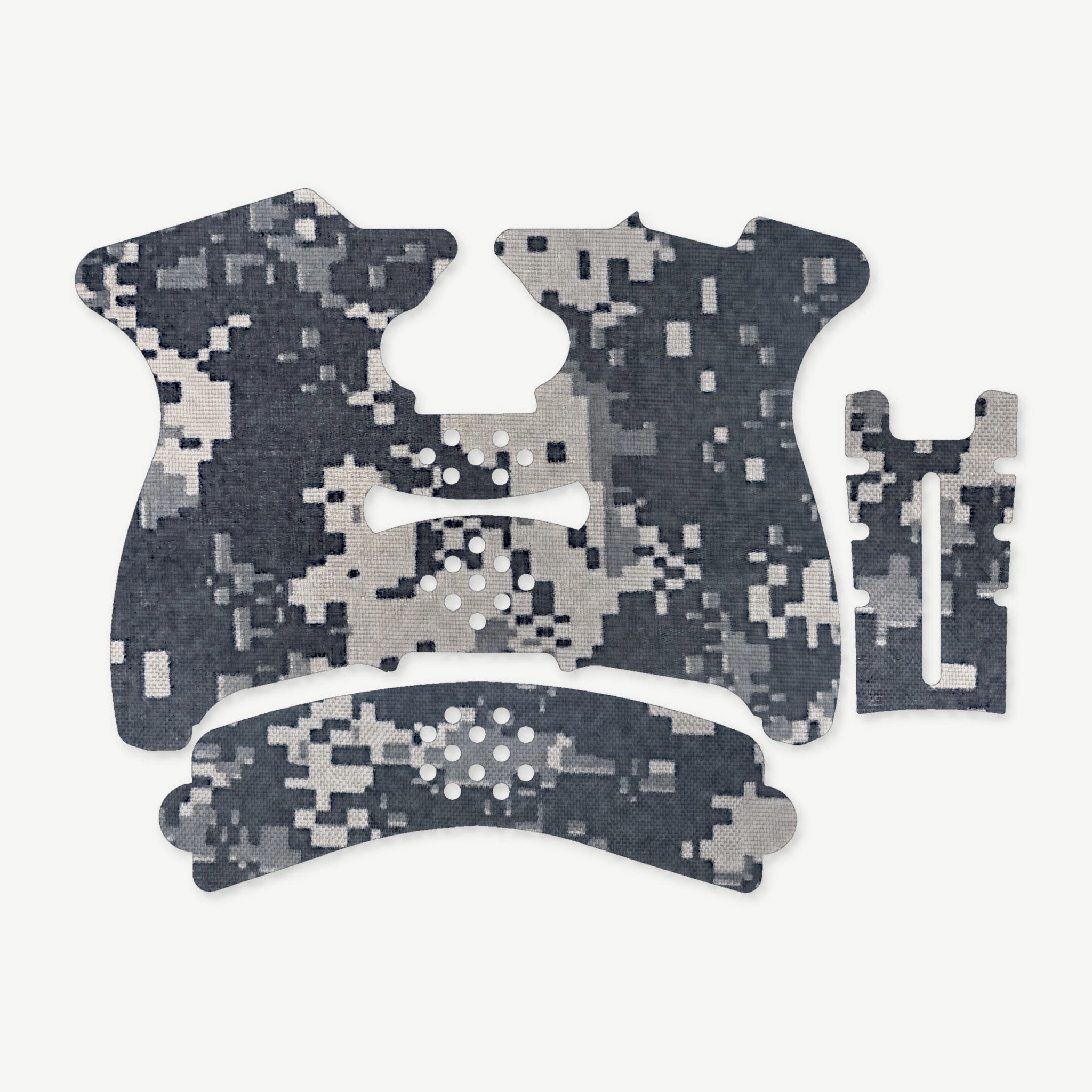 Grip Kit for Springfield XDS Mod.2 - die-cut Cordura 1000D kit pieces in ACU - Combat Textiles