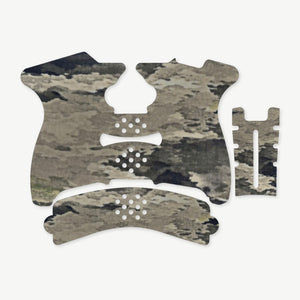 Grip Kit for Springfield XDS Mod.2 - die-cut Cordura 1000D kit pieces in A-TACS iX - Combat Textiles