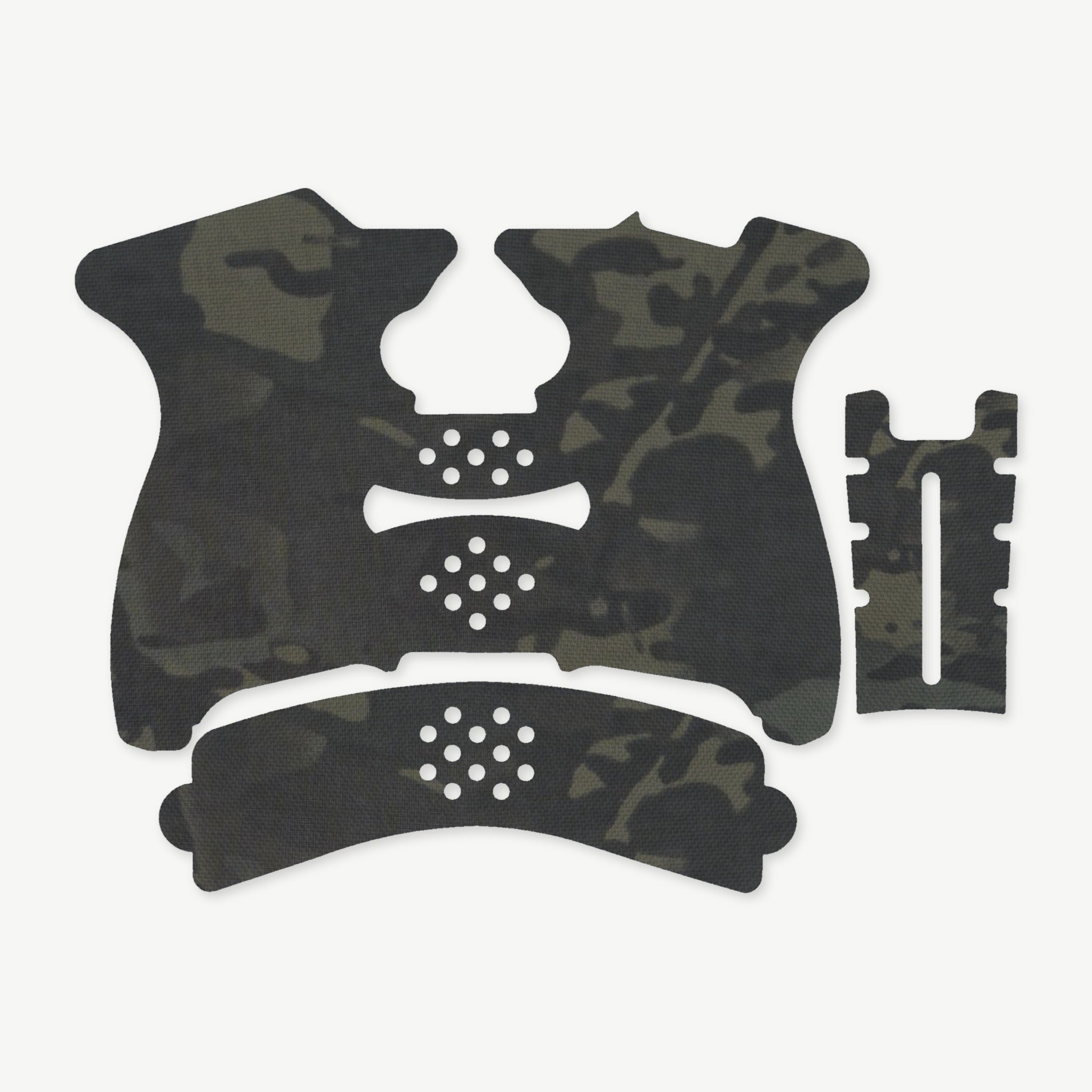 Grip Kit for Springfield XDS Mod.2 - die-cut Cordura 1000D kit pieces in MultiCam Black - Combat Textiles