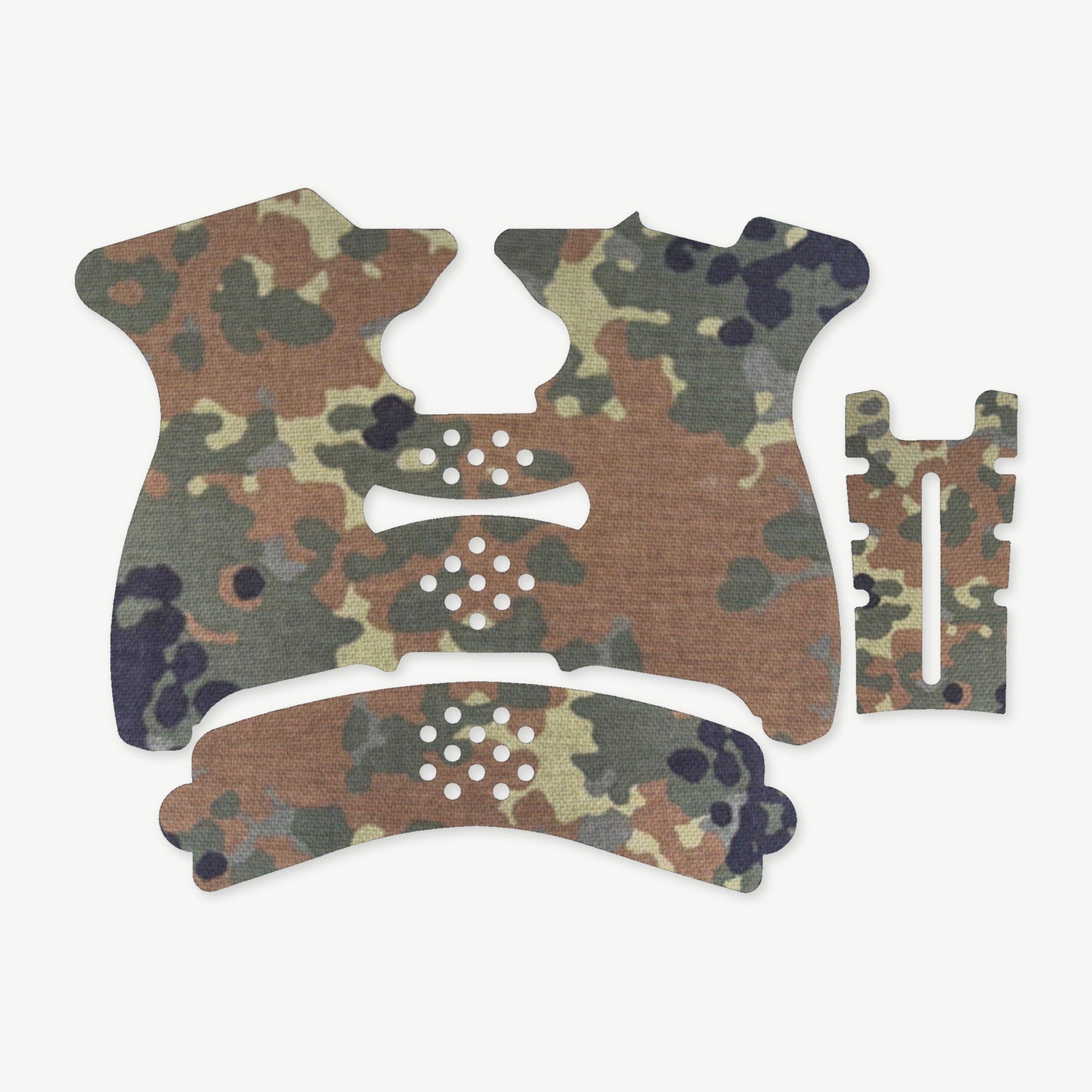 Grip Kit for Springfield XDS Mod.2 - die-cut Cordura 1000D kit pieces in Flecktarn - Combat Textiles