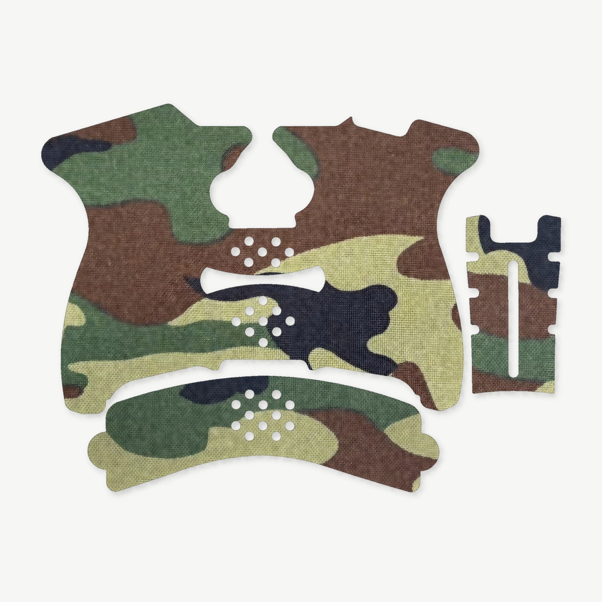 Grip Kit for Springfield XDS Mod.2 - die-cut Cordura 1000D kit pieces in M81 Woodland - Combat Textiles