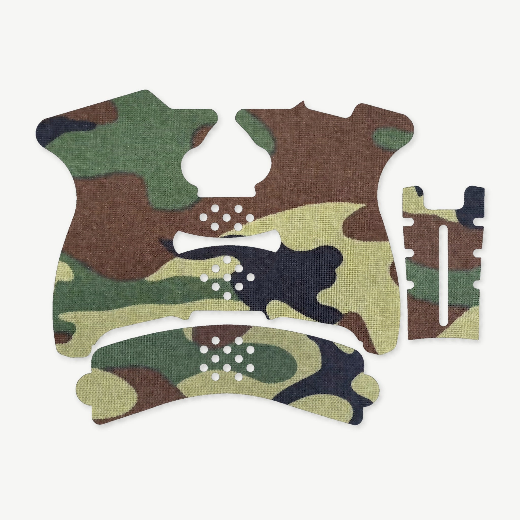 Grip Kit for Springfield XDS Mod.2 - die-cut Cordura 1000D kit pieces in M81 Woodland - Combat Textiles