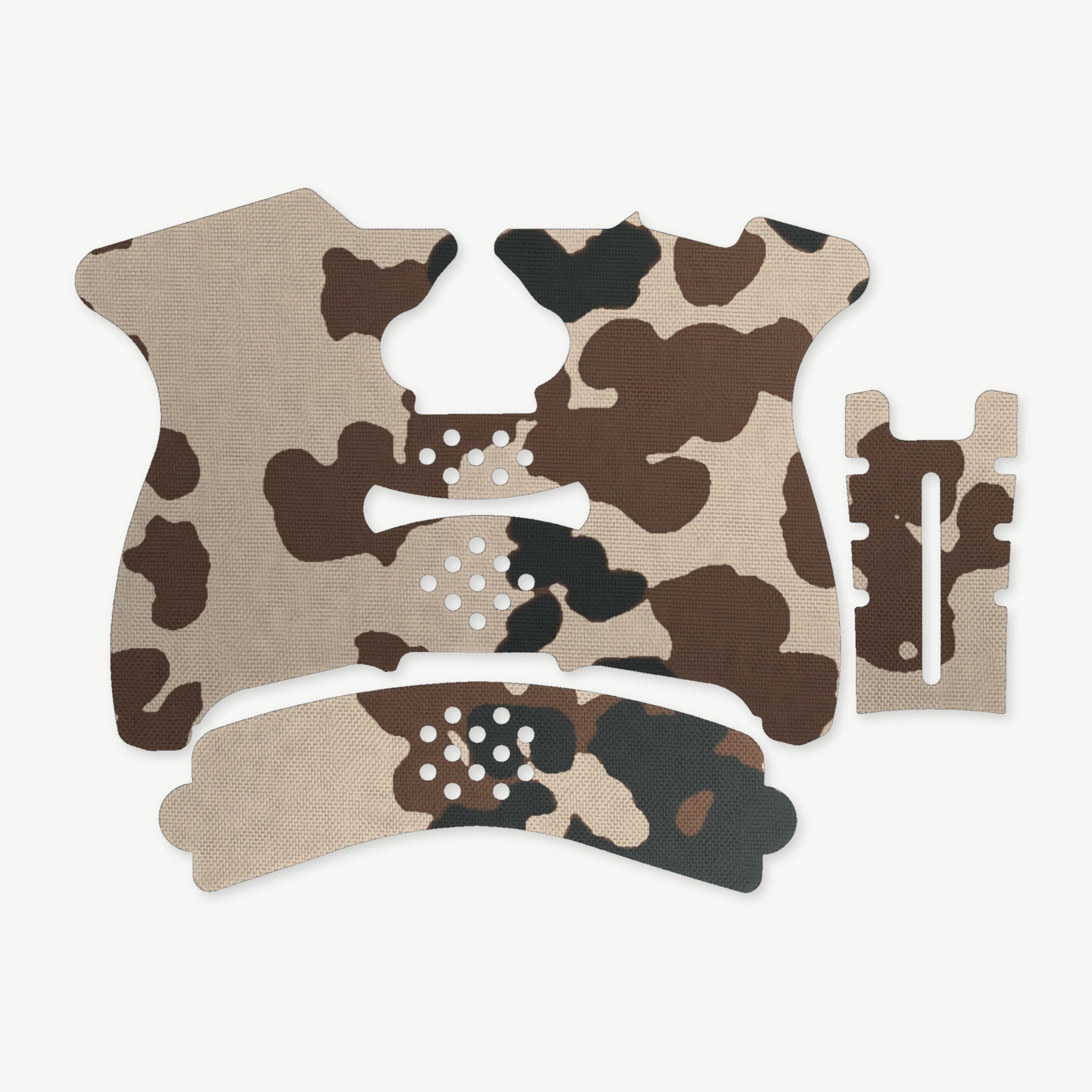 Grip Kit for Springfield XDS Mod.2 - die-cut Cordura 1000D kit pieces in Tropentarn - Combat Textiles