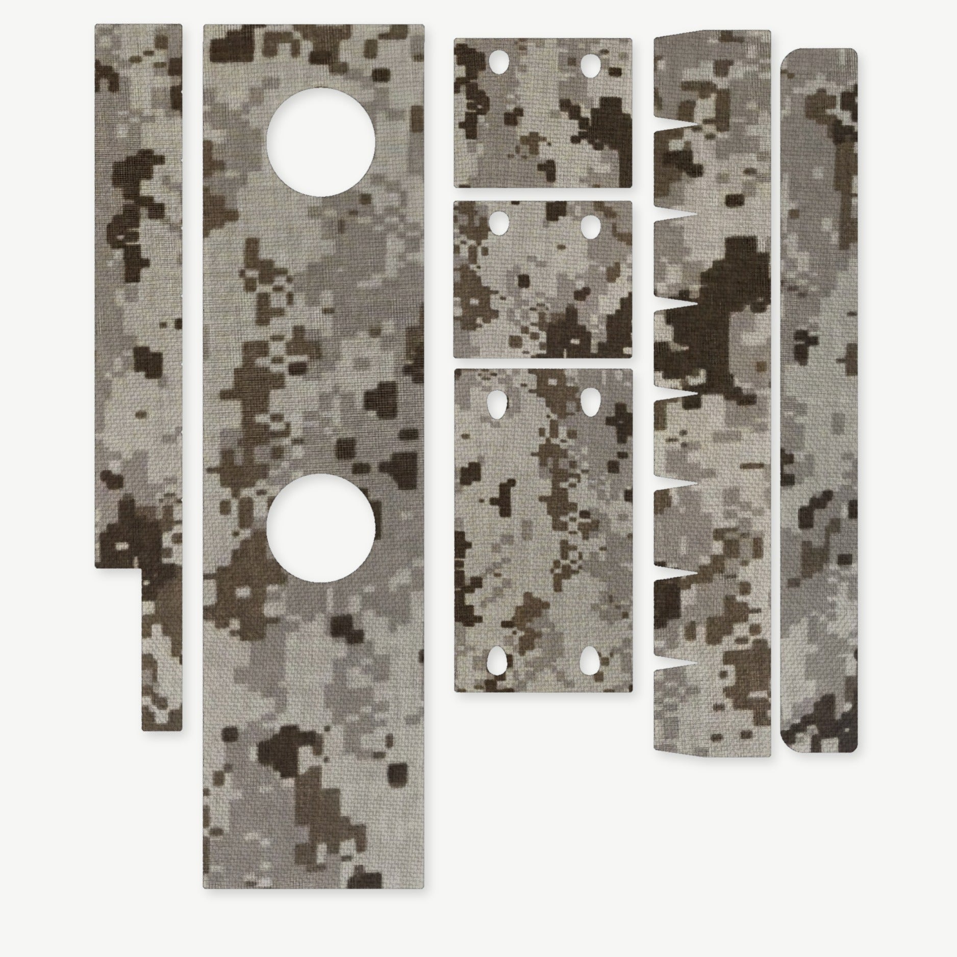 Optic Wrap Kit for Aimpoint CompM2 - die-cut Cordura 1000D kit pieces in ACU (Desert) - Combat Textiles