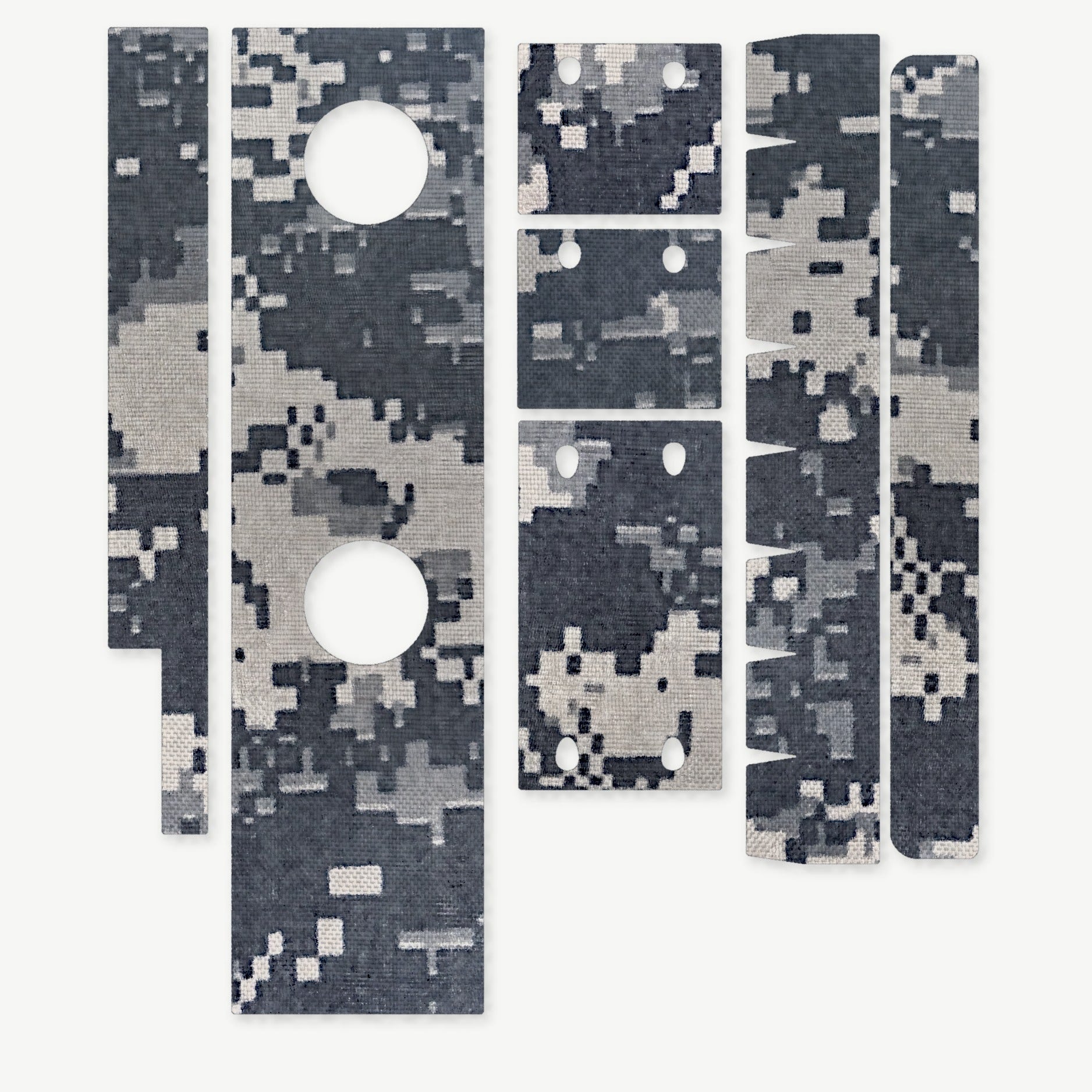 Optic Wrap Kit for Aimpoint CompM2 - die-cut Cordura 1000D kit pieces in ACU - Combat Textiles