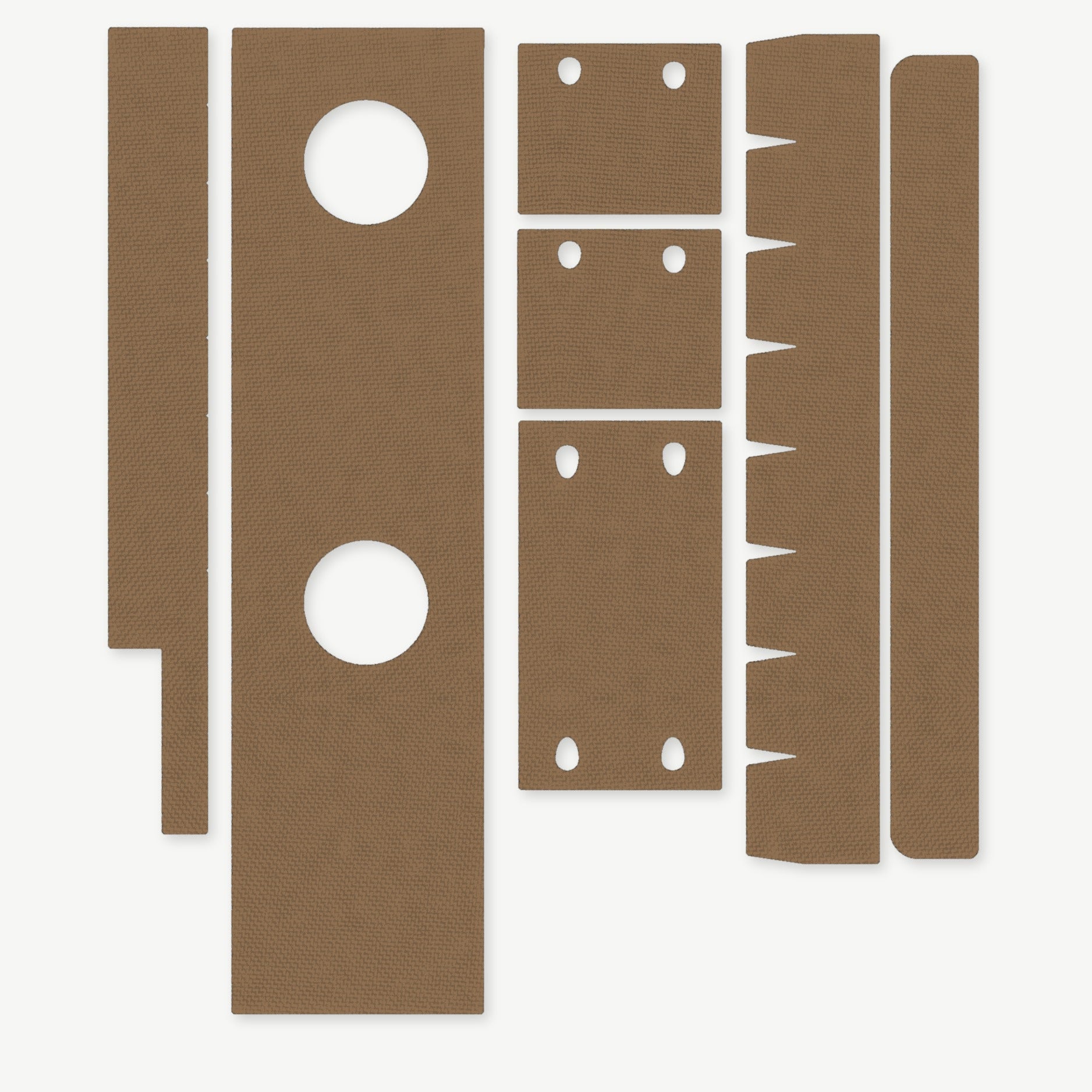 Optic Wrap Kit for Aimpoint CompM2 - die-cut Cordura 1000D kit pieces in Coyote - Combat Textiles