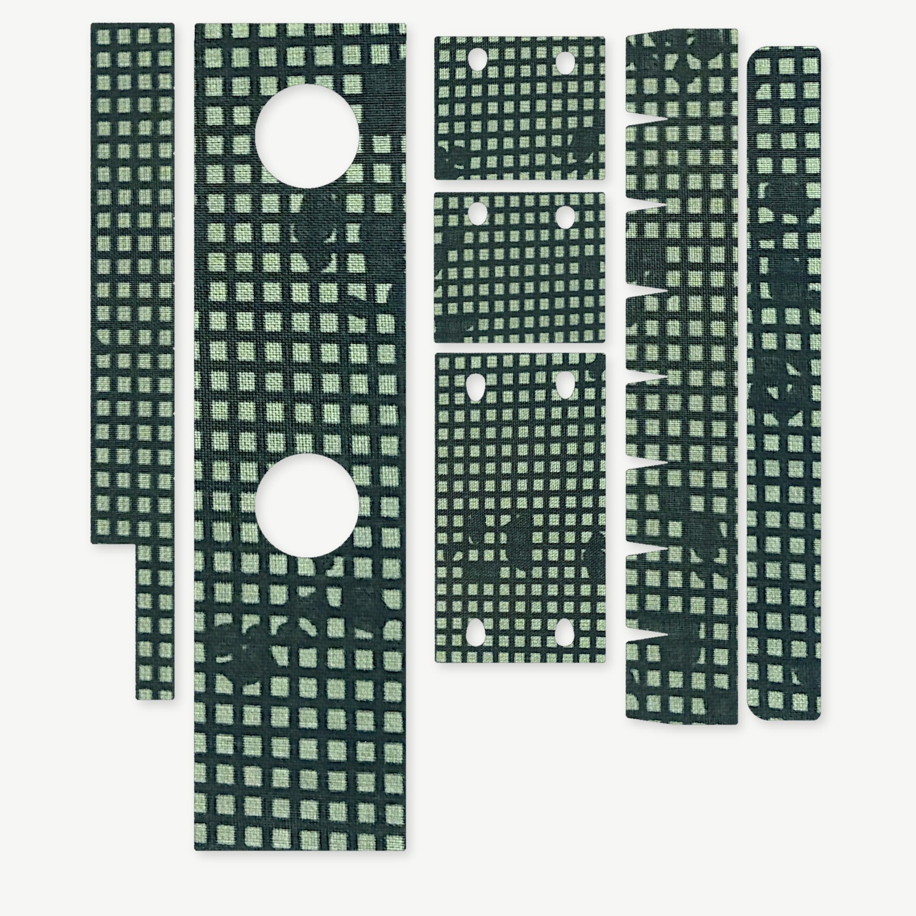 Optic Wrap Kit for Aimpoint CompM2 - die-cut Cordura 1000D kit pieces in Desert Night Camo - Combat Textiles