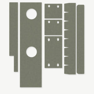 Optic Wrap Kit for Aimpoint CompM2 - die-cut Cordura 1000D kit pieces in OD Green - Combat Textiles