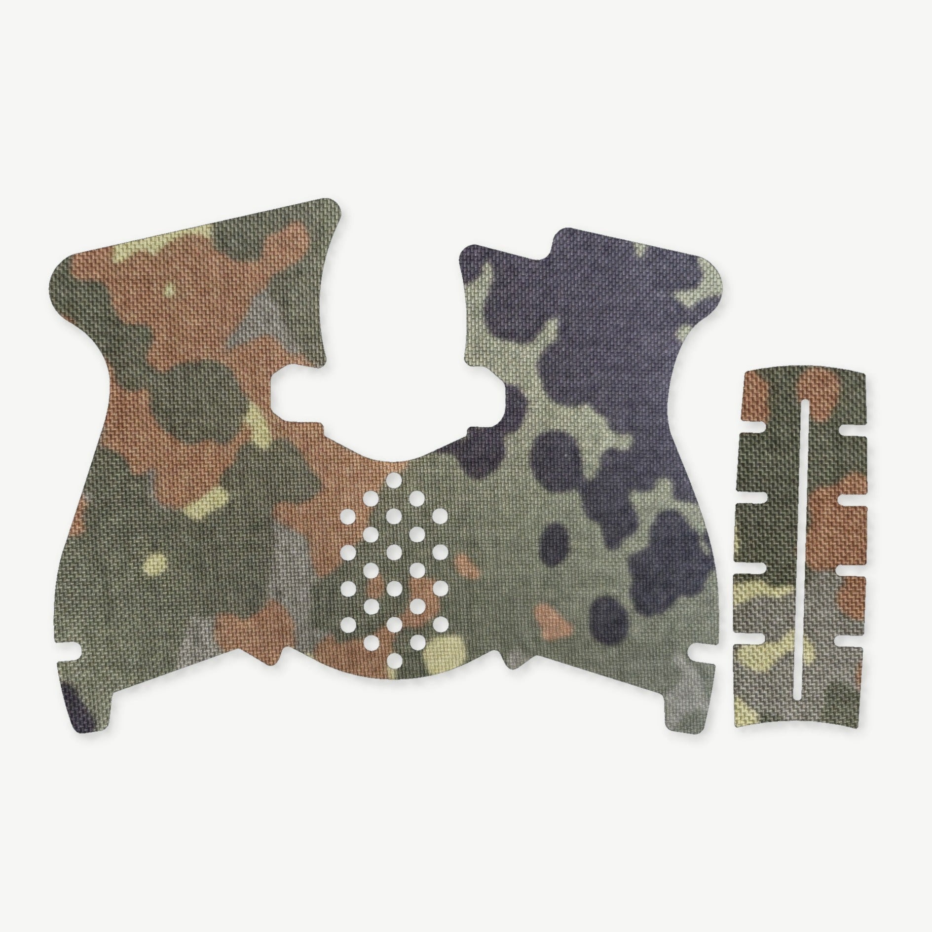 Grip Kit for Taurus GX4 - die-cut Cordura 1000D kit pieces in Flecktarn - Combat Textiles