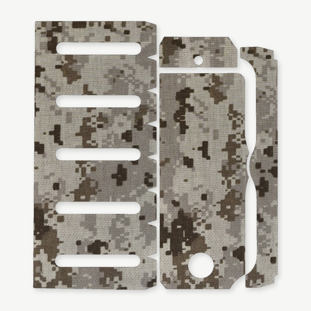 Light Wrap Kit for Modlite PL-350 (PLHv2, v3/OKW v2) - die-cut Cordura 1000D kit pieces in ACU (Desert) - Combat Textiles