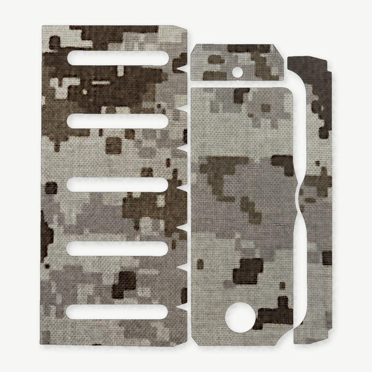 Light Wrap Kit for Modlite PL-350 (PLHv2, v3/OKW v2) - die-cut Cordura 1000D kit pieces in ACU (Desert) - Combat Textiles