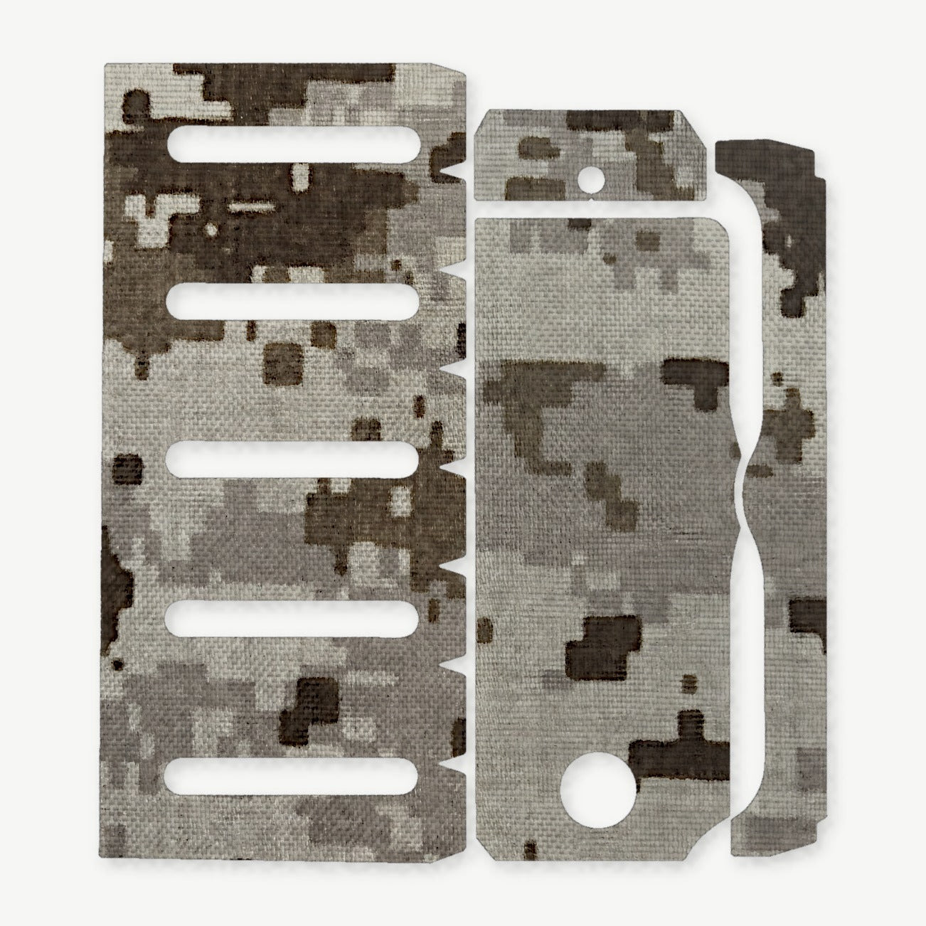 Light Wrap Kit for Modlite PL-350 (PLHv2, v3/OKW v2) - die-cut Cordura 1000D kit pieces in ACU (Desert) - Combat Textiles